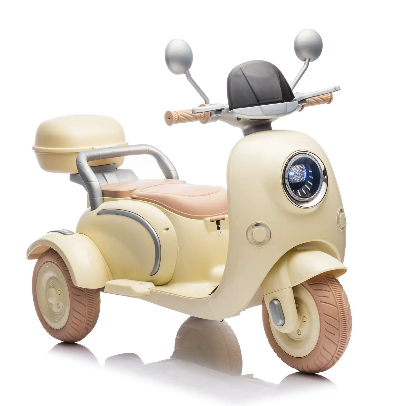 12V Two Motors Kids Ride On Two-Seater Electric Motorcycle by HouseOfZazla