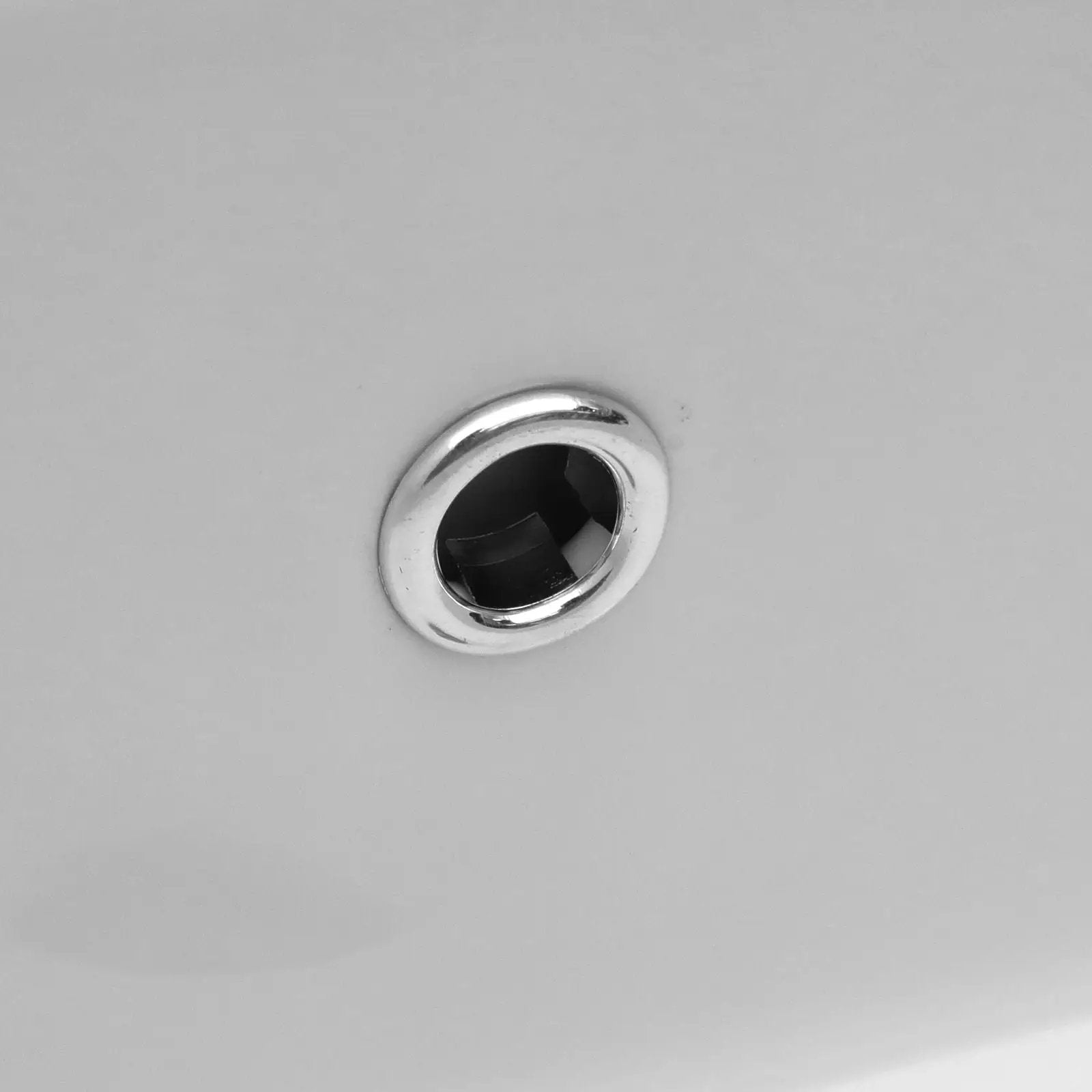 Undermount Bathroom Sink 22" X 15.25" With Overflow Sleek, High Temperature Fired, Stain Resistant, Smooth Polished Surface - White by HouseOfZazla
