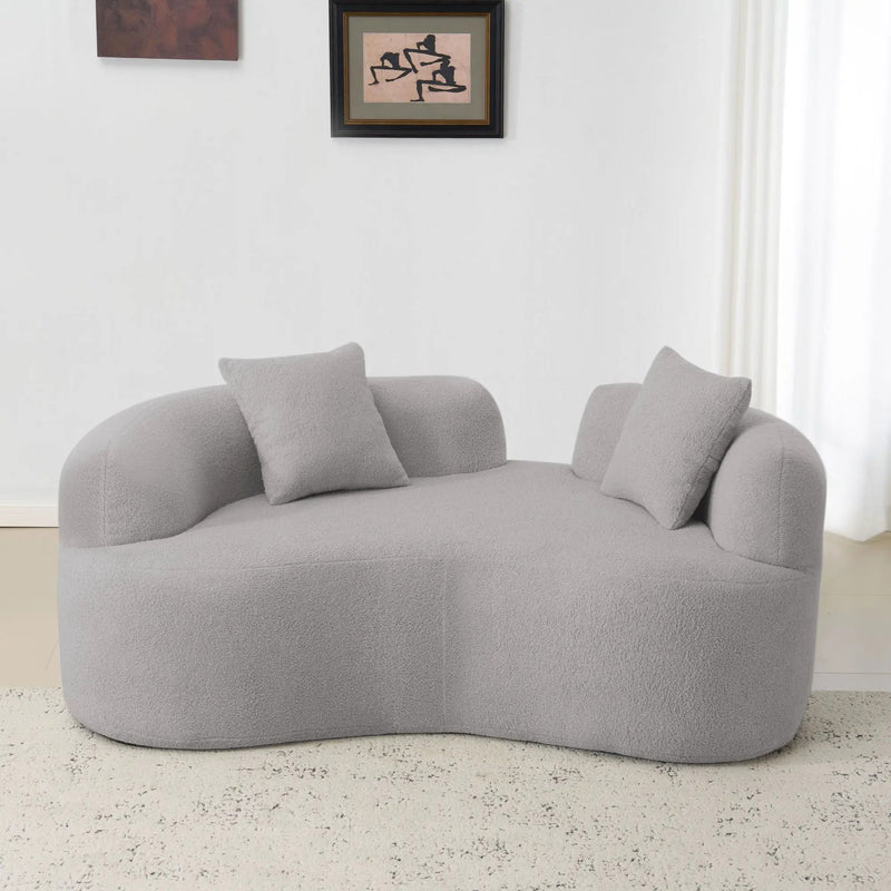 Modern Curved Loveseat by HouseOfZazla