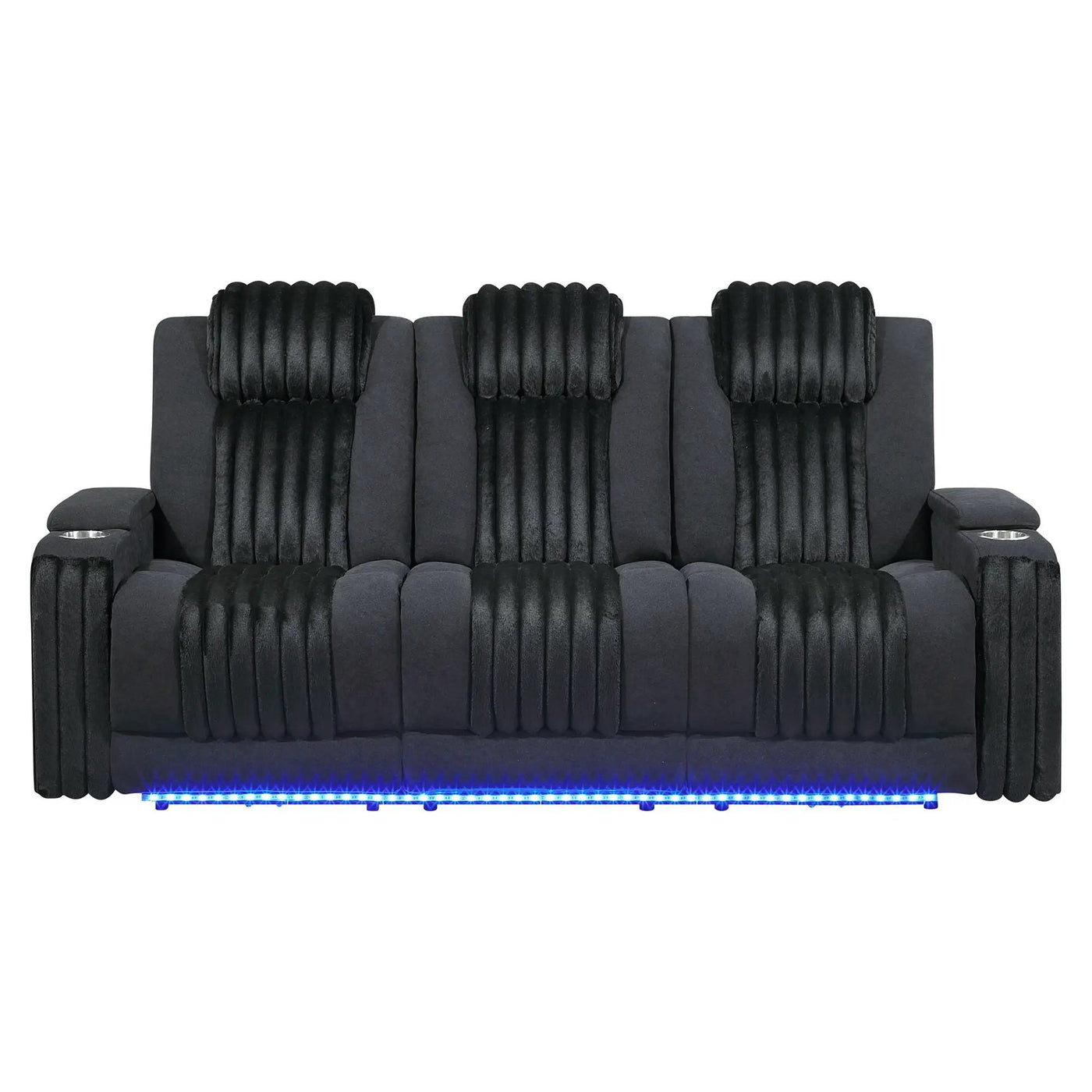 Duran - Power Reclining Set With Power Headrest by HouseOfZazla