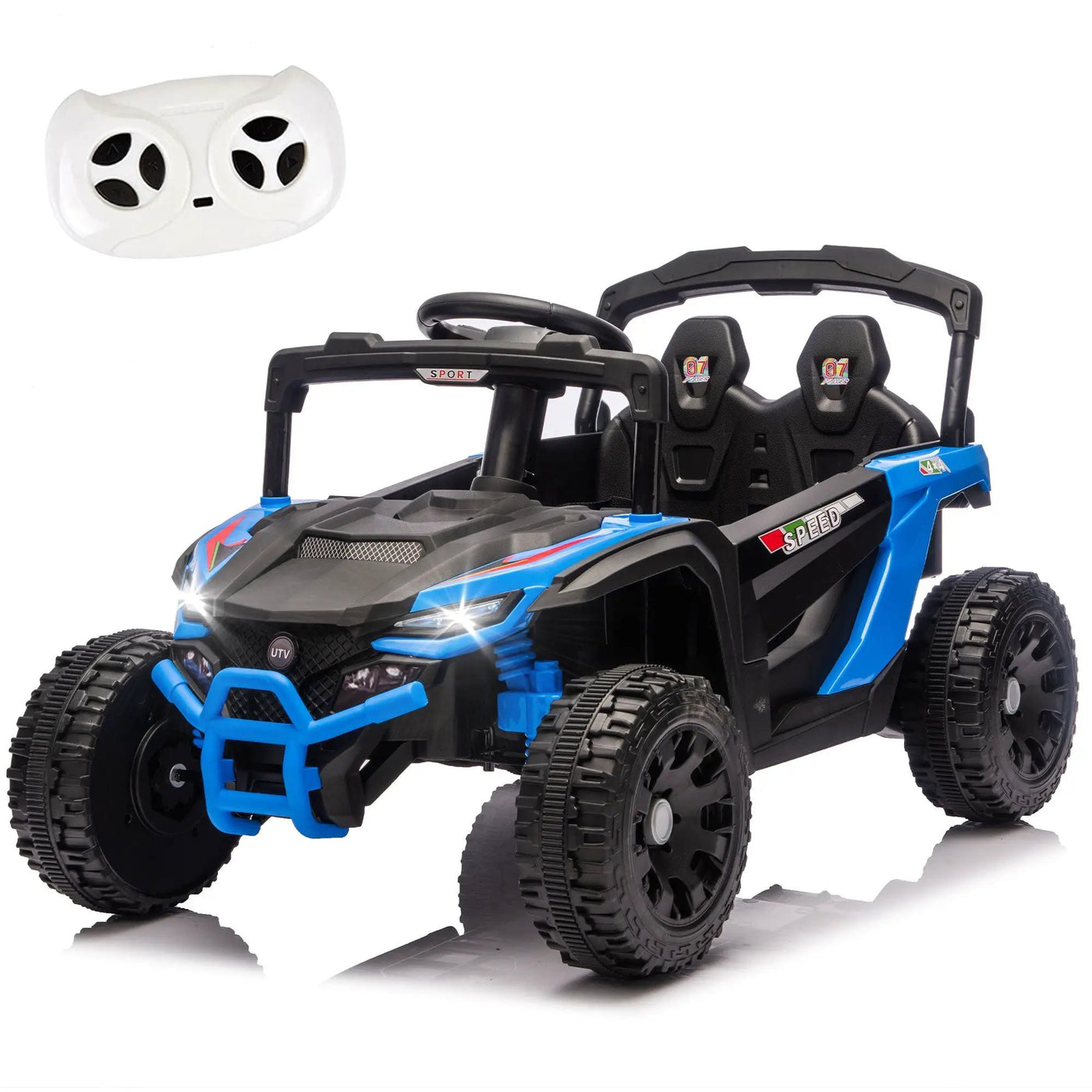 24V Kids Ride-On UTV with Remote Control and Music by HouseOfZazla