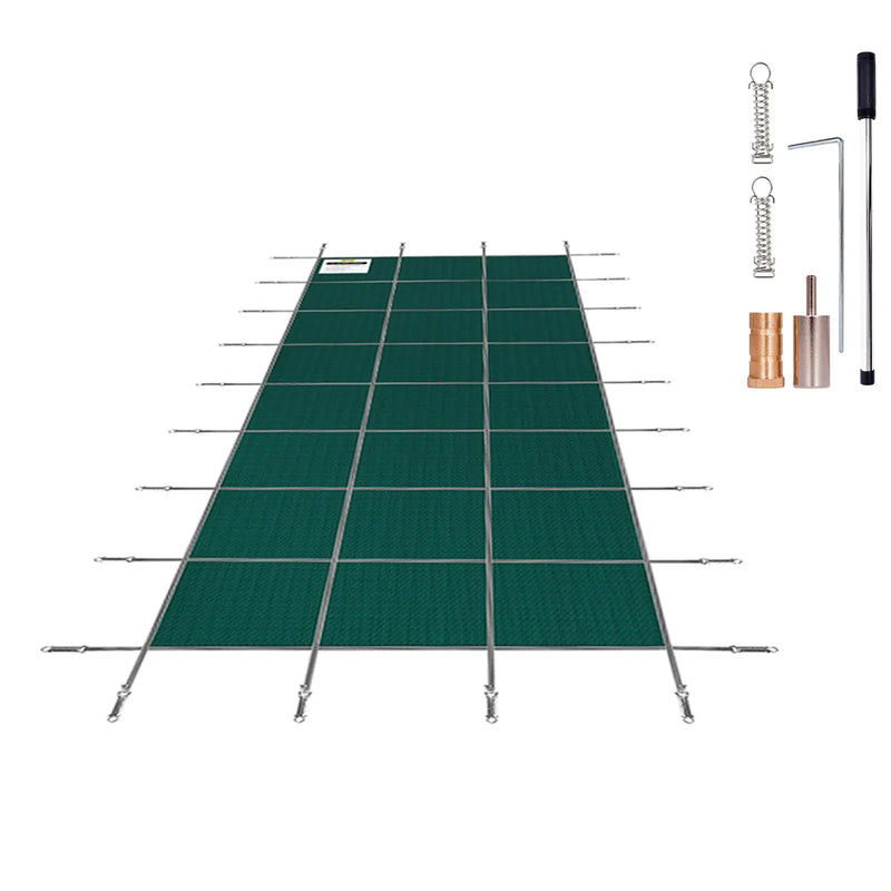 Pool Safety Cover 16x40 Ft, Inground Rectangle Cover by HouseOfZazla