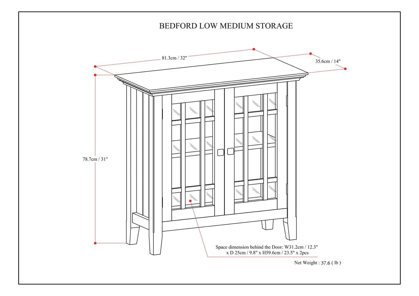 Bedford - Storage Media Cabinet by HouseOfZazla