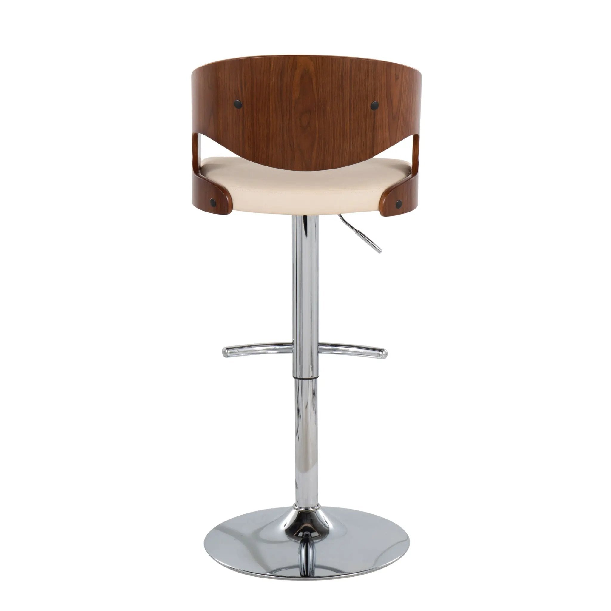 Pino - Mid Century Modern Adjustable Barstool With Swivel by Unique Piece Furniture