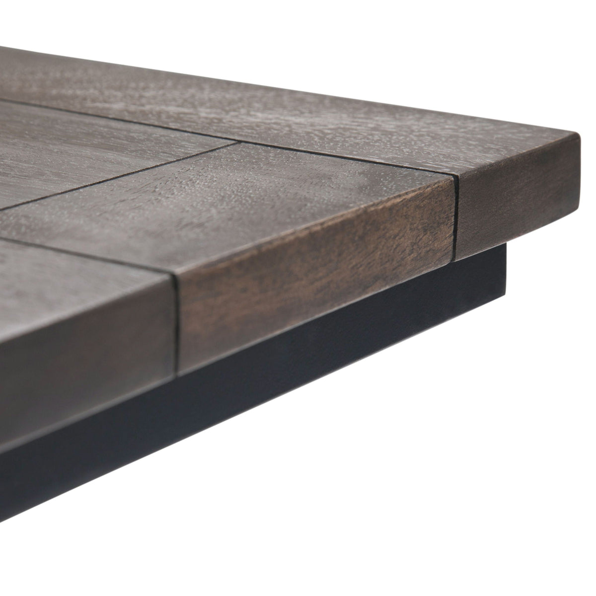 Handcrafted C Side Table with Mango Wood and Metal Base - Pearl Silver, Dark Brown, Beige, Light Brown, photo 13 of 31