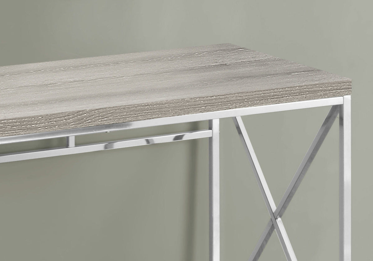 Contemporary Glossy Computer Desk with Sturdy Metal Base - Multiple Colors, photo 7 of 16