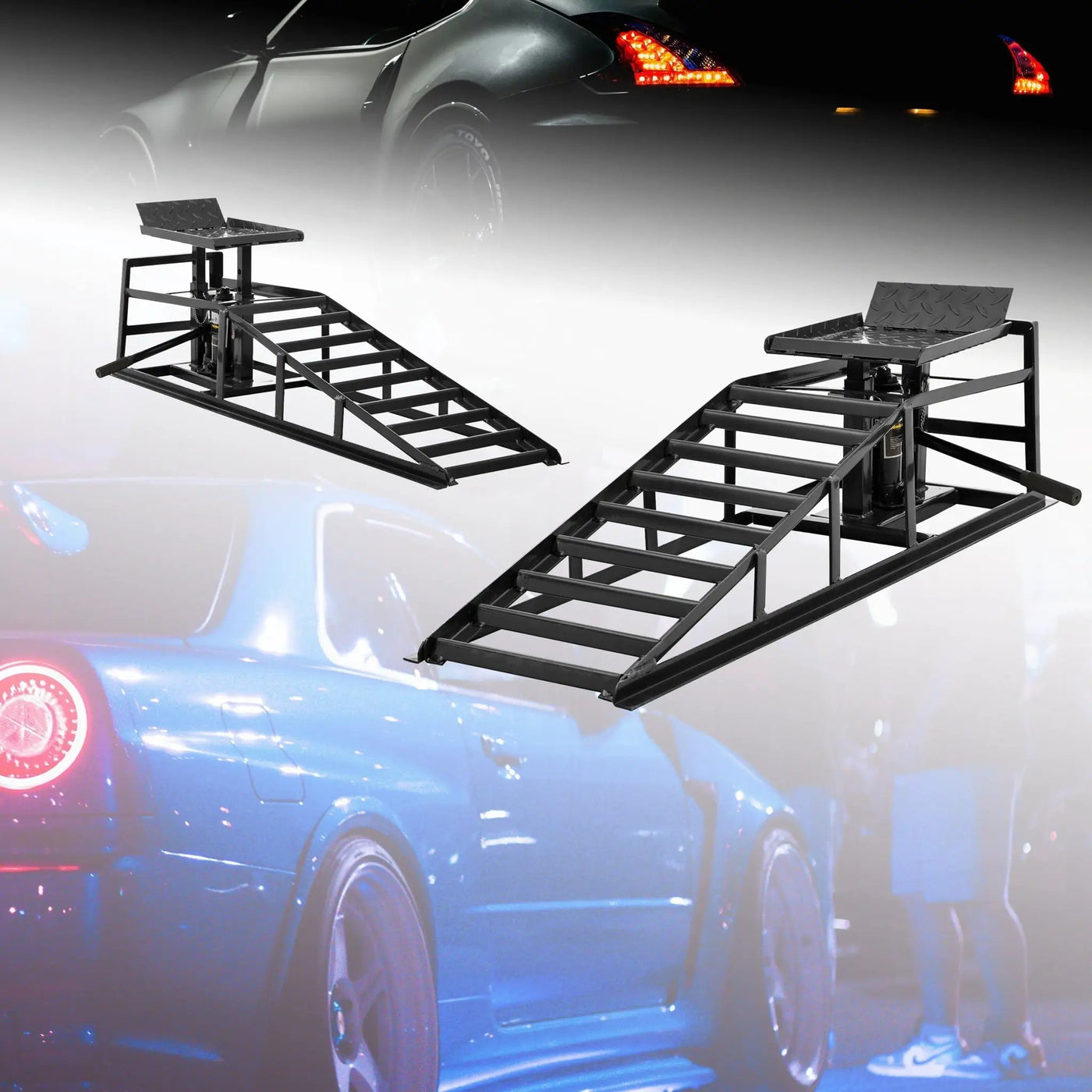Suxidi - 5 Ton Auto Car Truck Service Ramps Lifts, Hydraulic Automotive Lift by HouseOfZazla