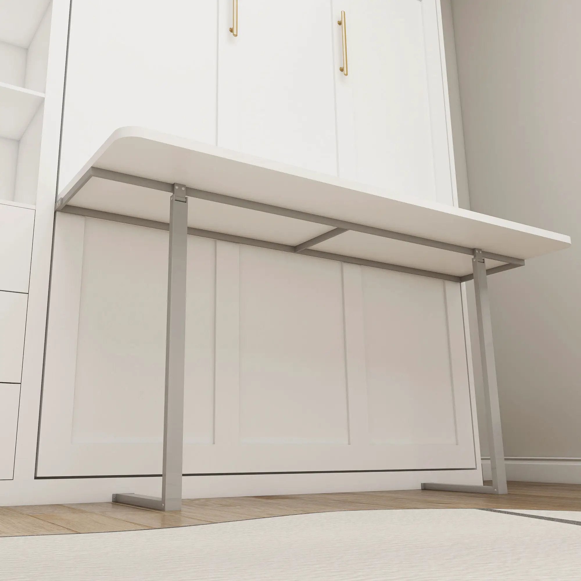 Folding Vertical Murphy Wall Bed by HouseOfZazla