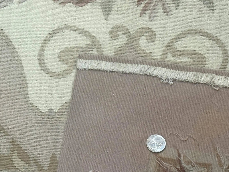 Aubusson Rug 6x9, Elegant, Flatweave, French European Design by Jewel Rugs
