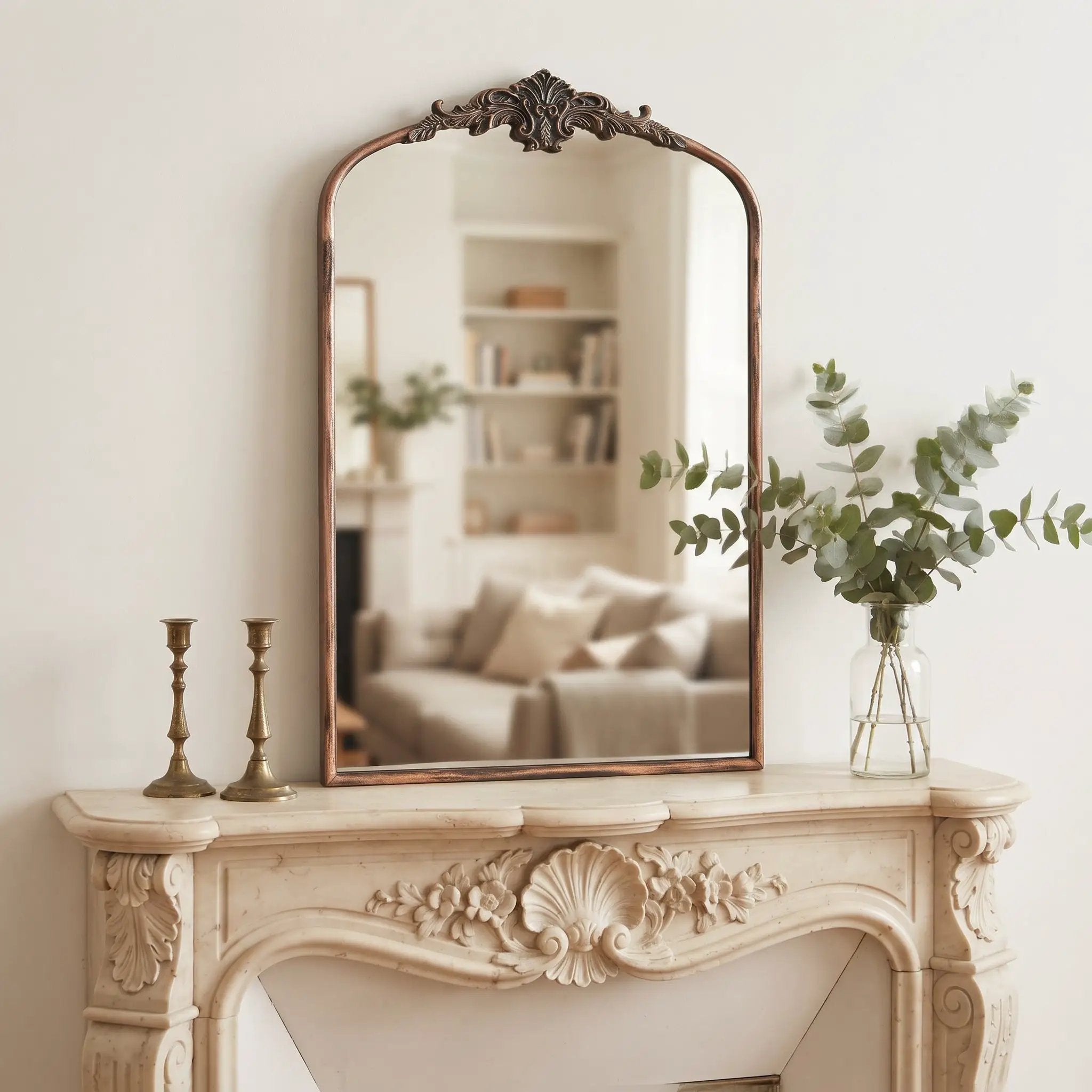 24''x36'' Antique Large Wall Mirror, French by HouseOfZazla