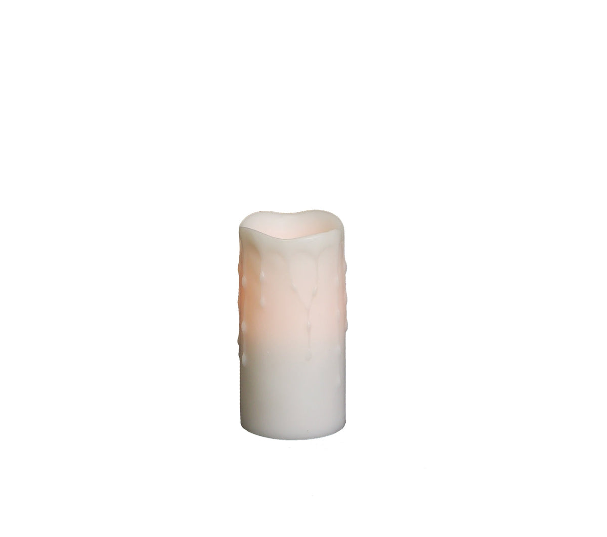 LED Dripping Wax Pillar Candles (Set of 4), photo 2 of 2