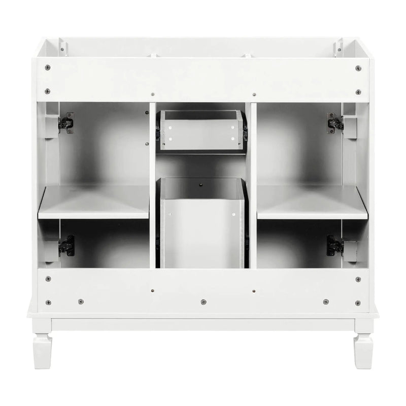 Bathroom Vanity Cabinet With 2 Soft Closing Doors And 2 Drawers by Unique Piece Furniture