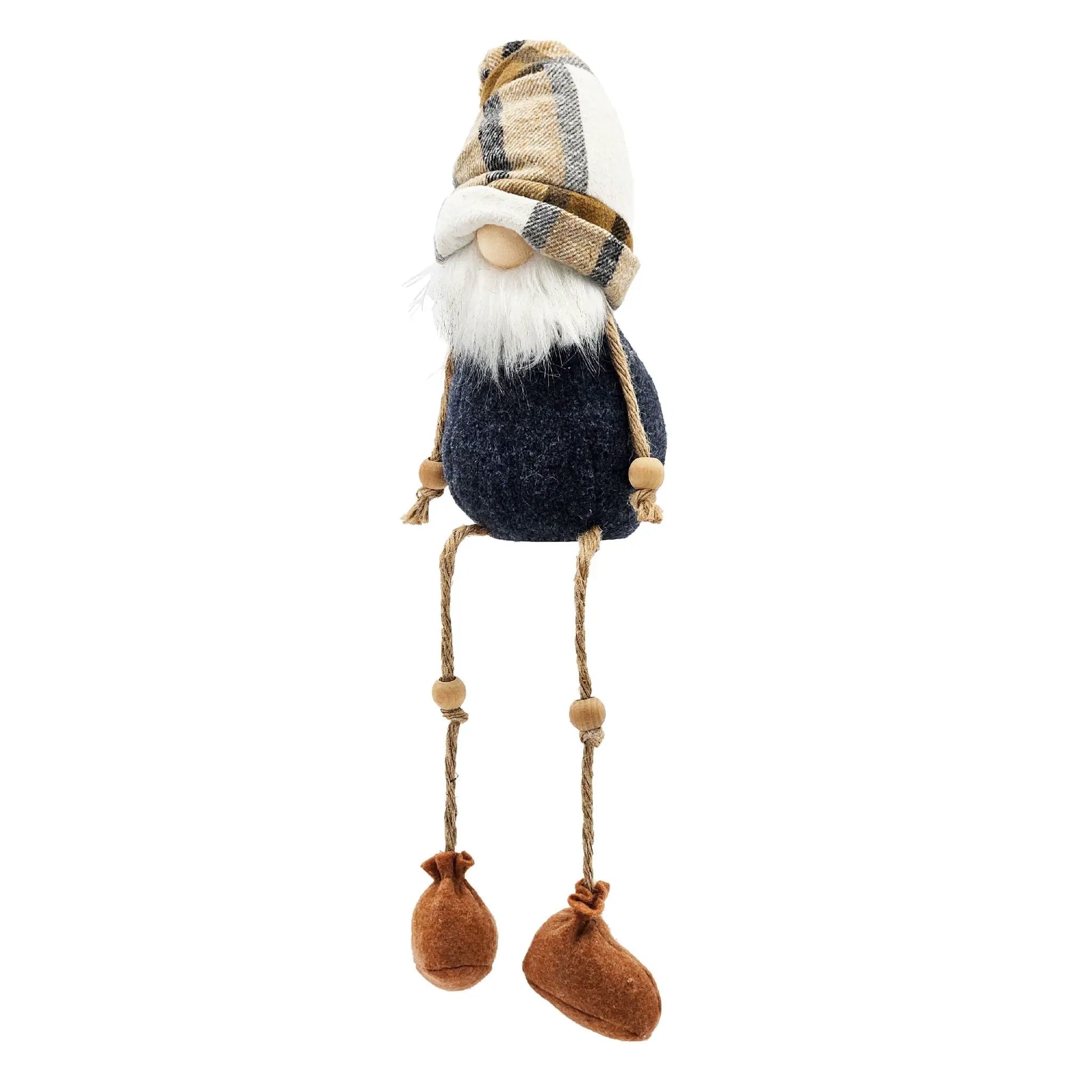 3 Pieces Fall Thanksgiving Gnomes Decorations, Harvest Festival Table Home Ornaments For Holiday Party Gifts - Blue / Brown by HouseOfZazla