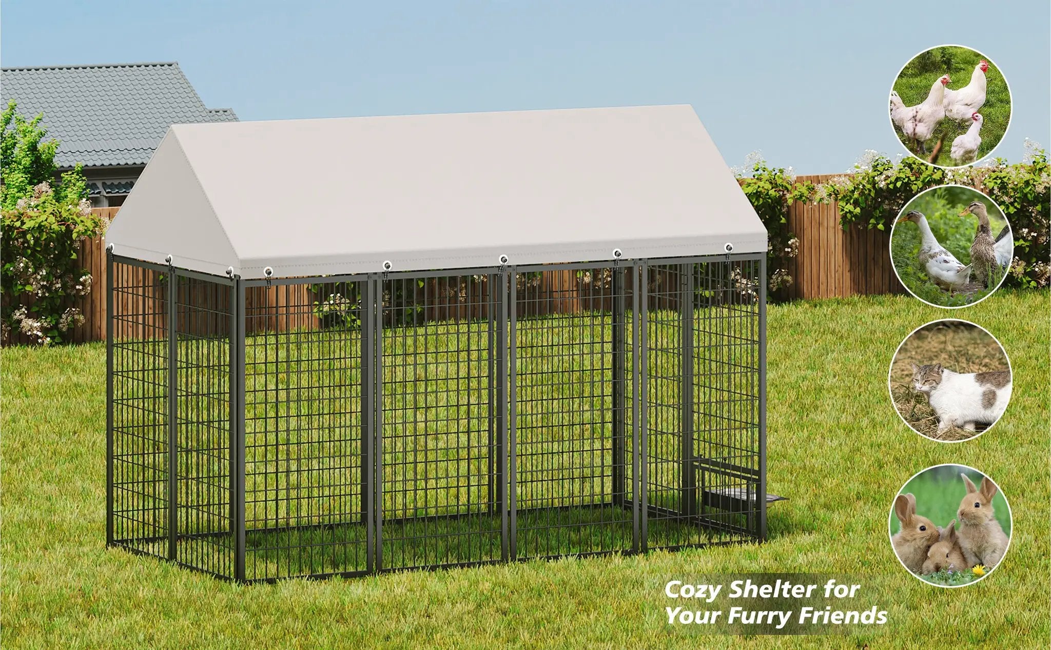 Large Dog Kennel Outdoor Pet Pens by HouseOfZazla