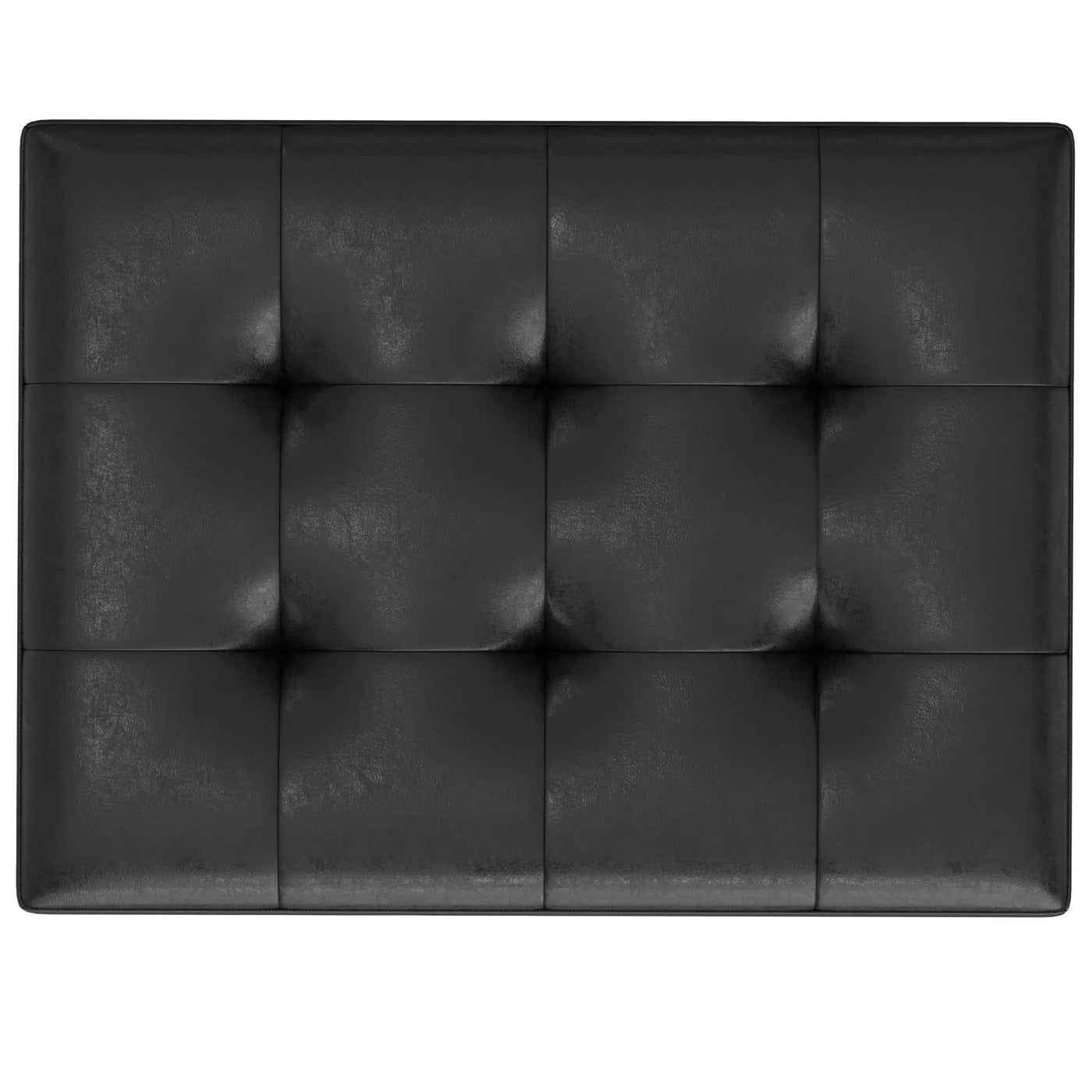 Shay - Large Square Coffee Table Storage Ottoman Mid-Century Style by HouseOfZazla