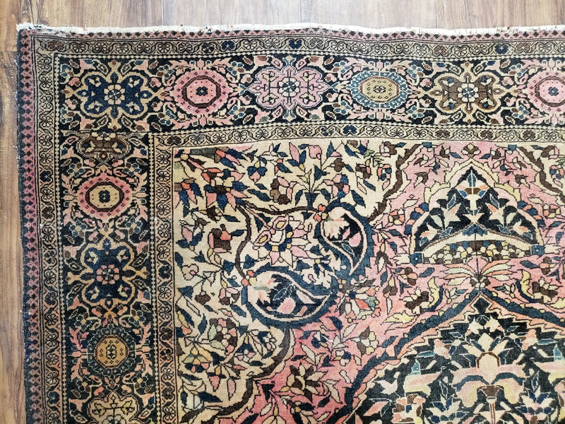 Antique Persian Farahan Rug, 4'1" x 6' 5" by Jewel Rugs