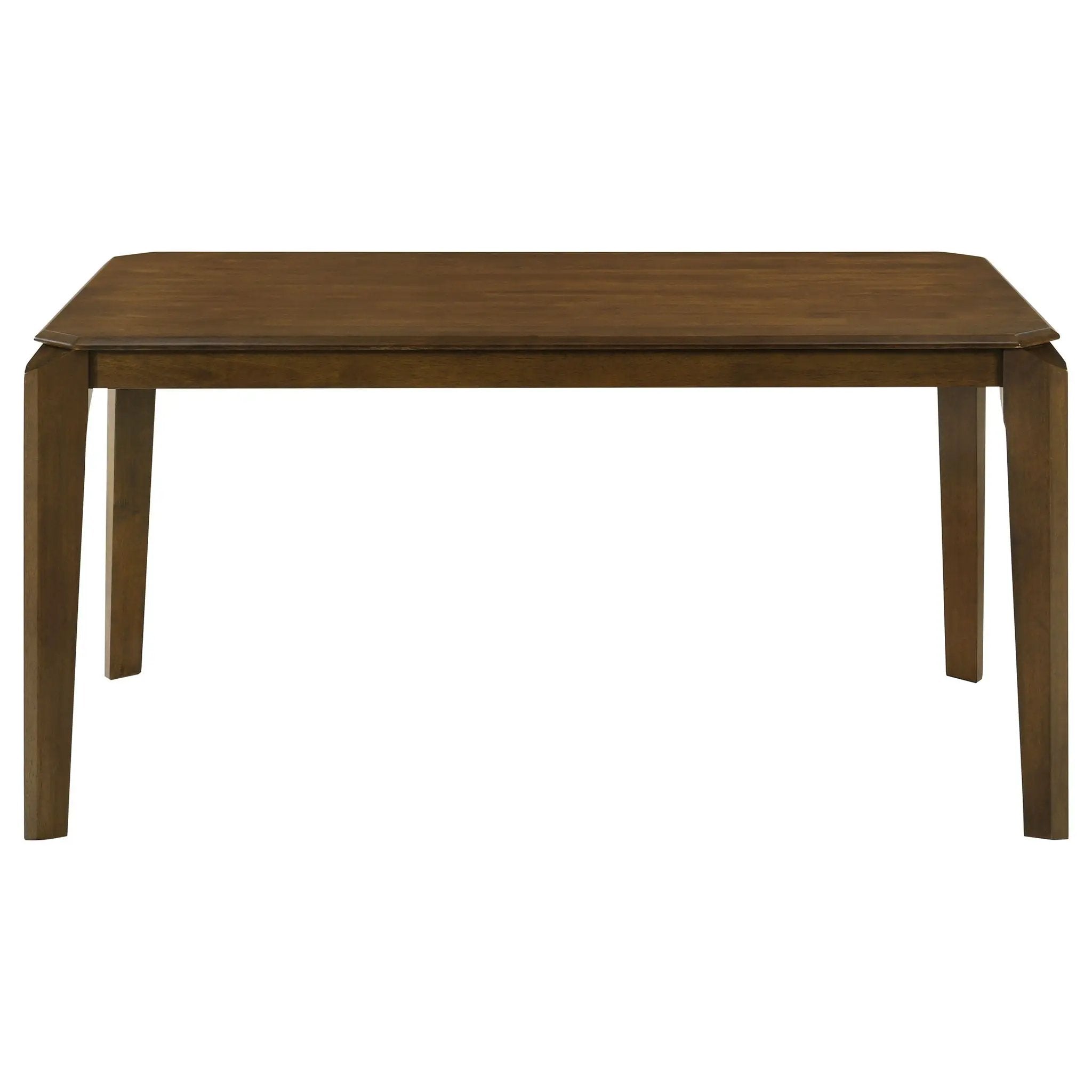 Almonte 59-inch Rectangular Wood Dining Table Dark Brown by Unique Piece Furniture