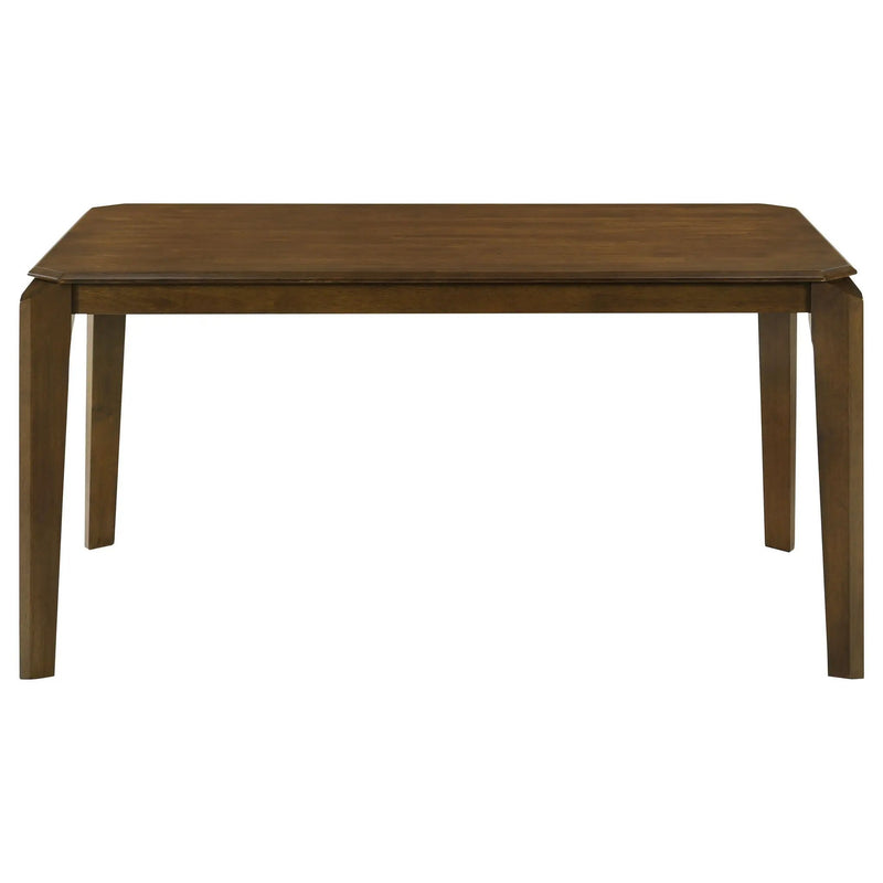 Almonte 59-inch Rectangular Wood Dining Table Dark Brown by Unique Piece Furniture