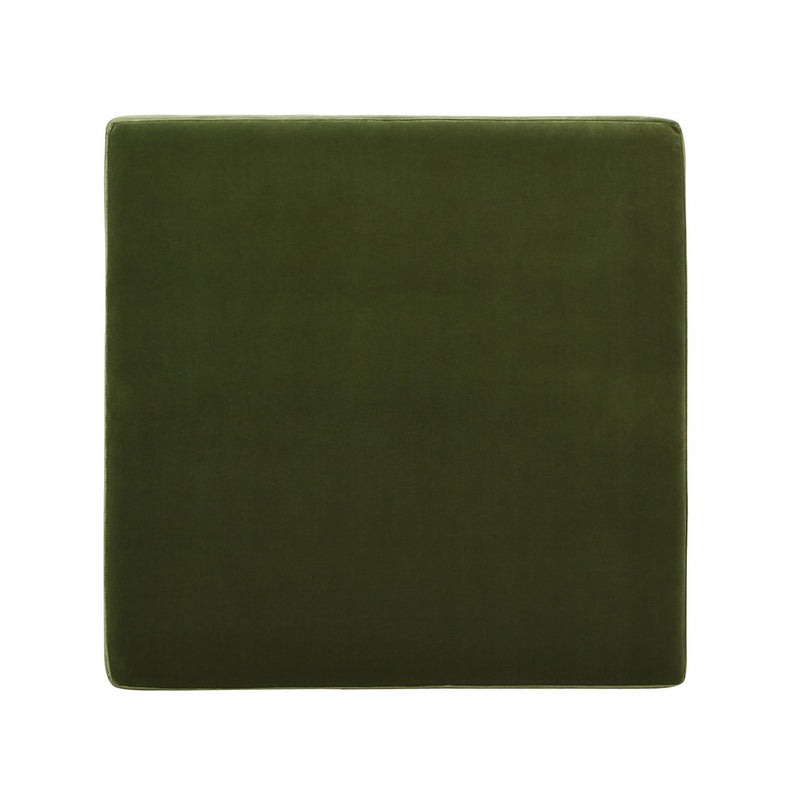 Knox - Square Storage Cocktail Ottoman - Olive Green by HouseOfZazla