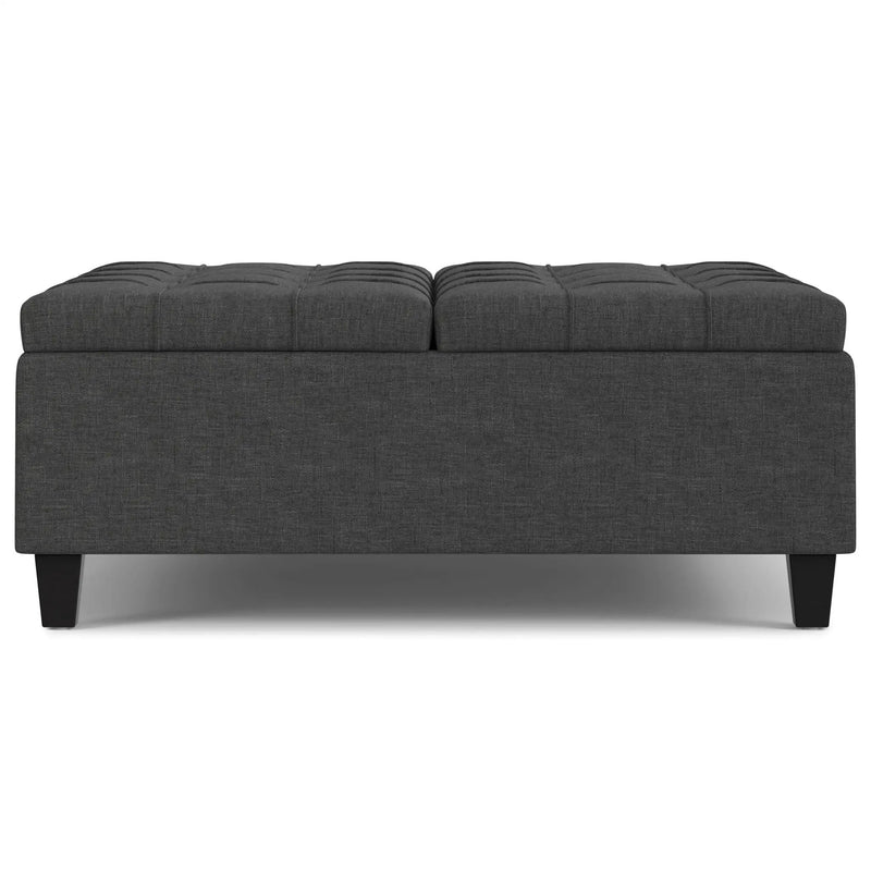 Harrison - Upholstered Coffee Table Storage Ottoman by Unique Piece Furniture