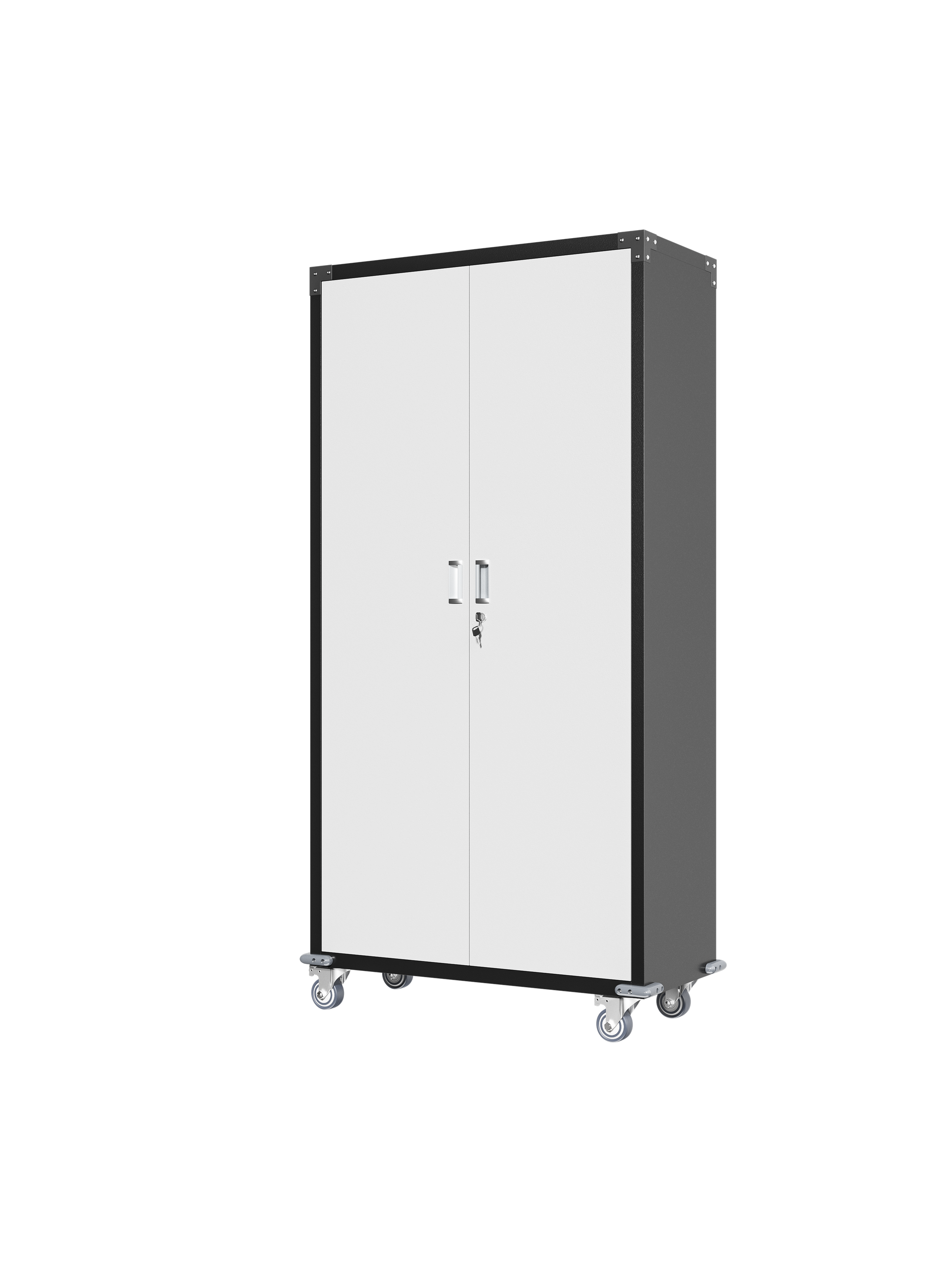Garage Storage Cabinets with Locking Doors and 4 Adjustable Shelves by HouseOfZazla