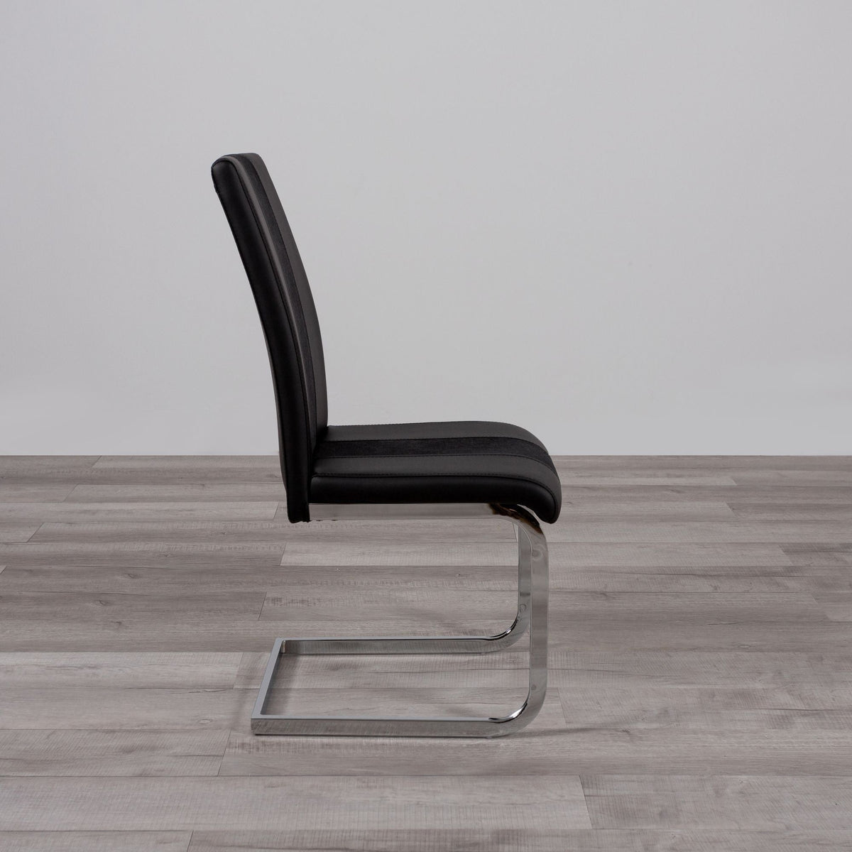 Dining Chair Set with Upholstered Seat and Metal Legs - White, Black, or Dark Gray, photo 15 of 30