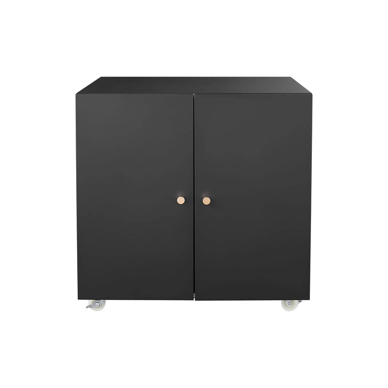 Office Furniture Copier Cabinet 2 Door Steel Copier Stand Mobile Pedestal File Printer Stand by HouseOfZazla