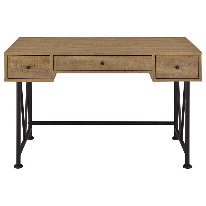 Analiese 47-inch 3-drawer Writing Desk Mango by Unique Piece Furniture