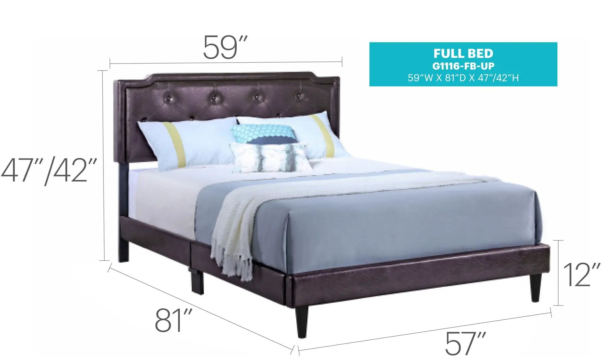 Button Tufted Bed Charming For Cozy Spaces by Unique Piece Furniture