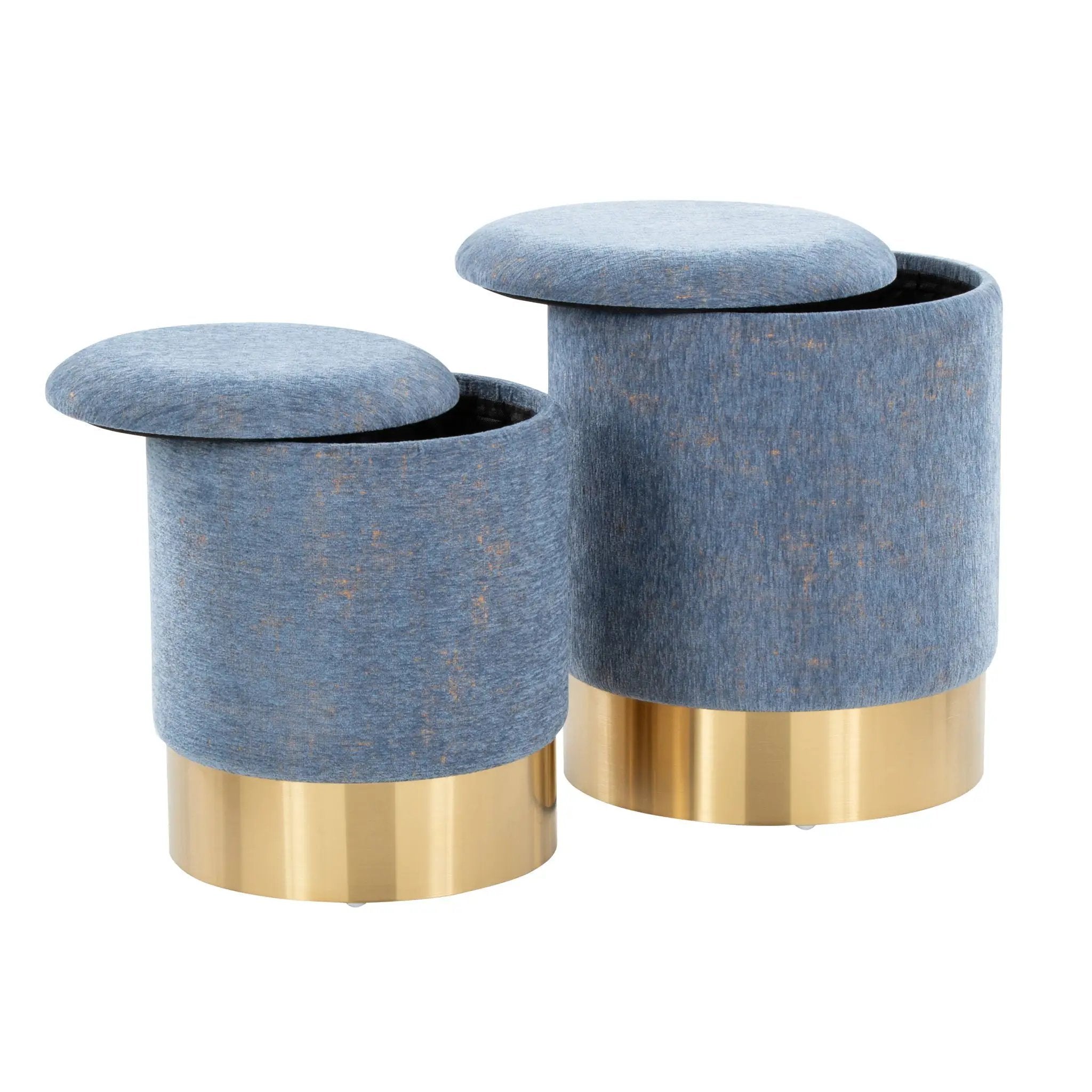 Marla - Contemporary Nesting Ottoman Set by Unique Piece Furniture