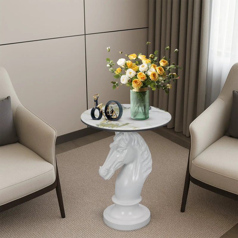 Horse Head Accent Table by HouseOfZazla