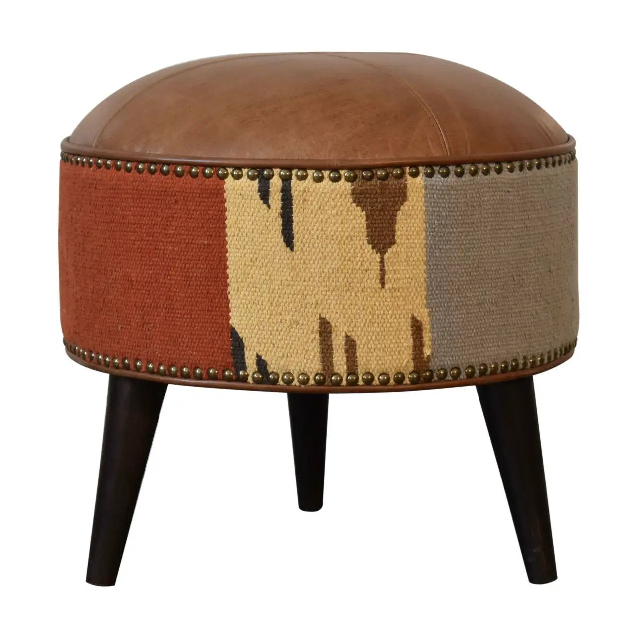 Footstool - Brown by HouseOfZazla