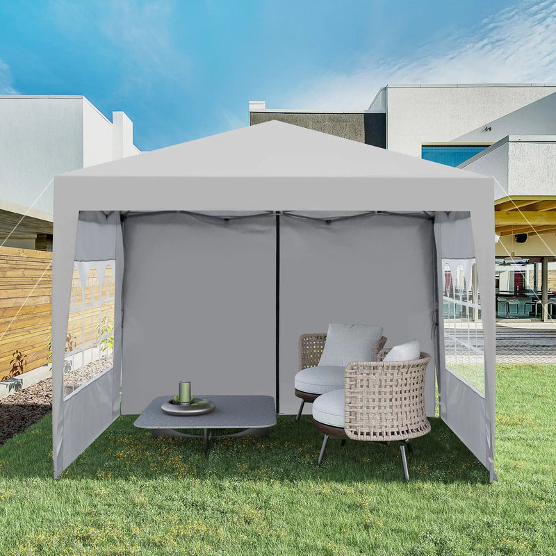 Outdoor 10x 10Ft Pop Up Gazebo Canopy Tent with Removable Sidewalls by HouseOfZazla