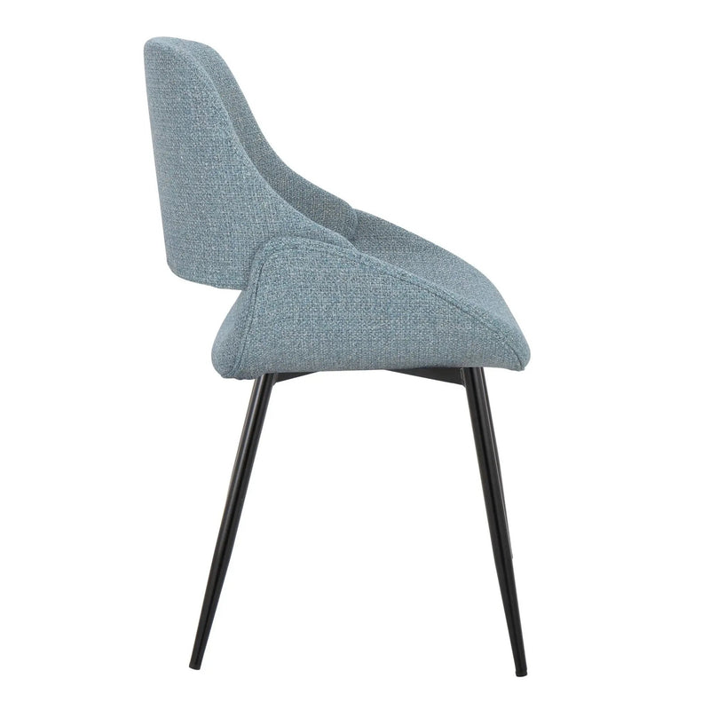 Fabrico - Mid-Century Modern Dining Chair (Set of 2) by HouseOfZazla