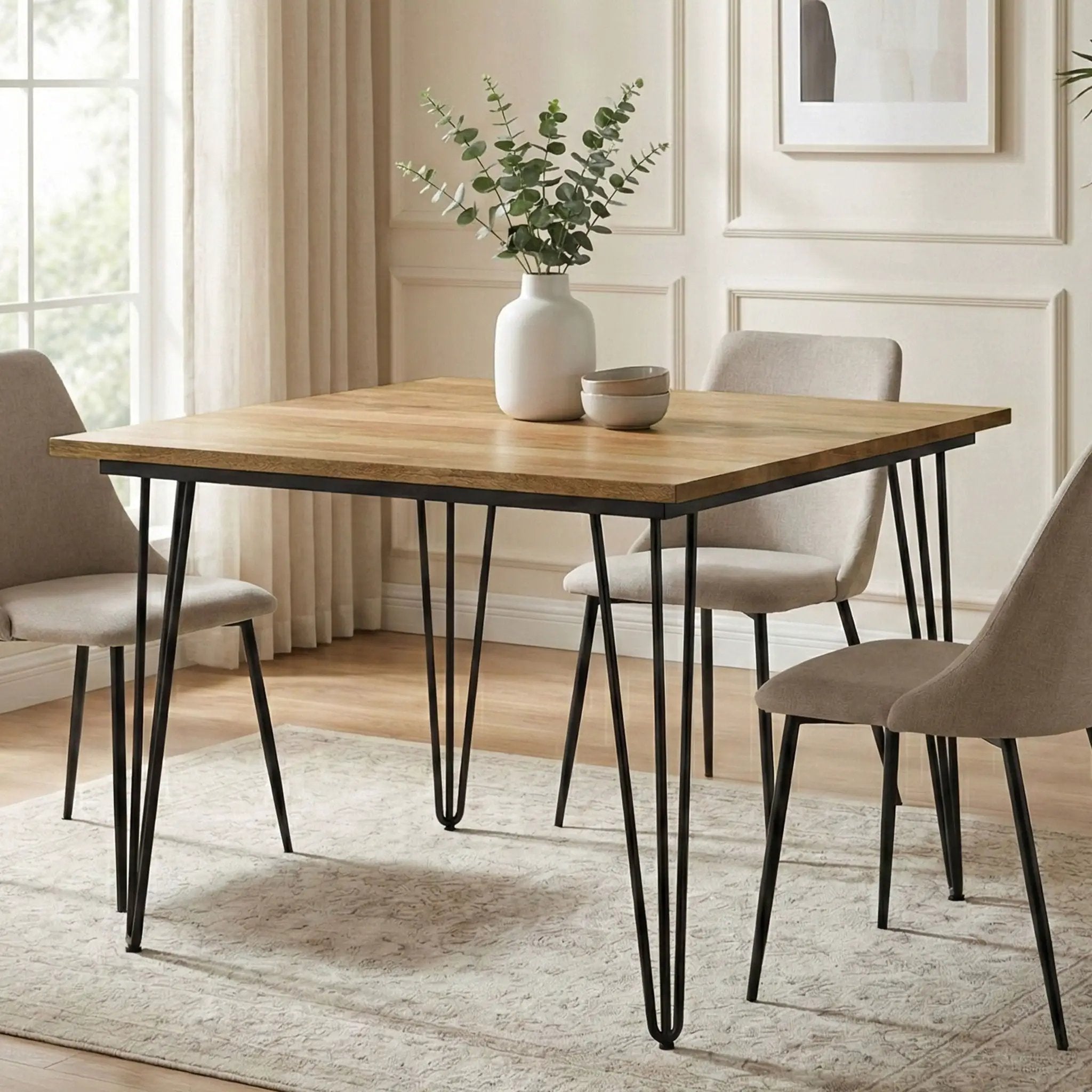Hunter - Square Tabletop Dining Table by HouseOfZazla