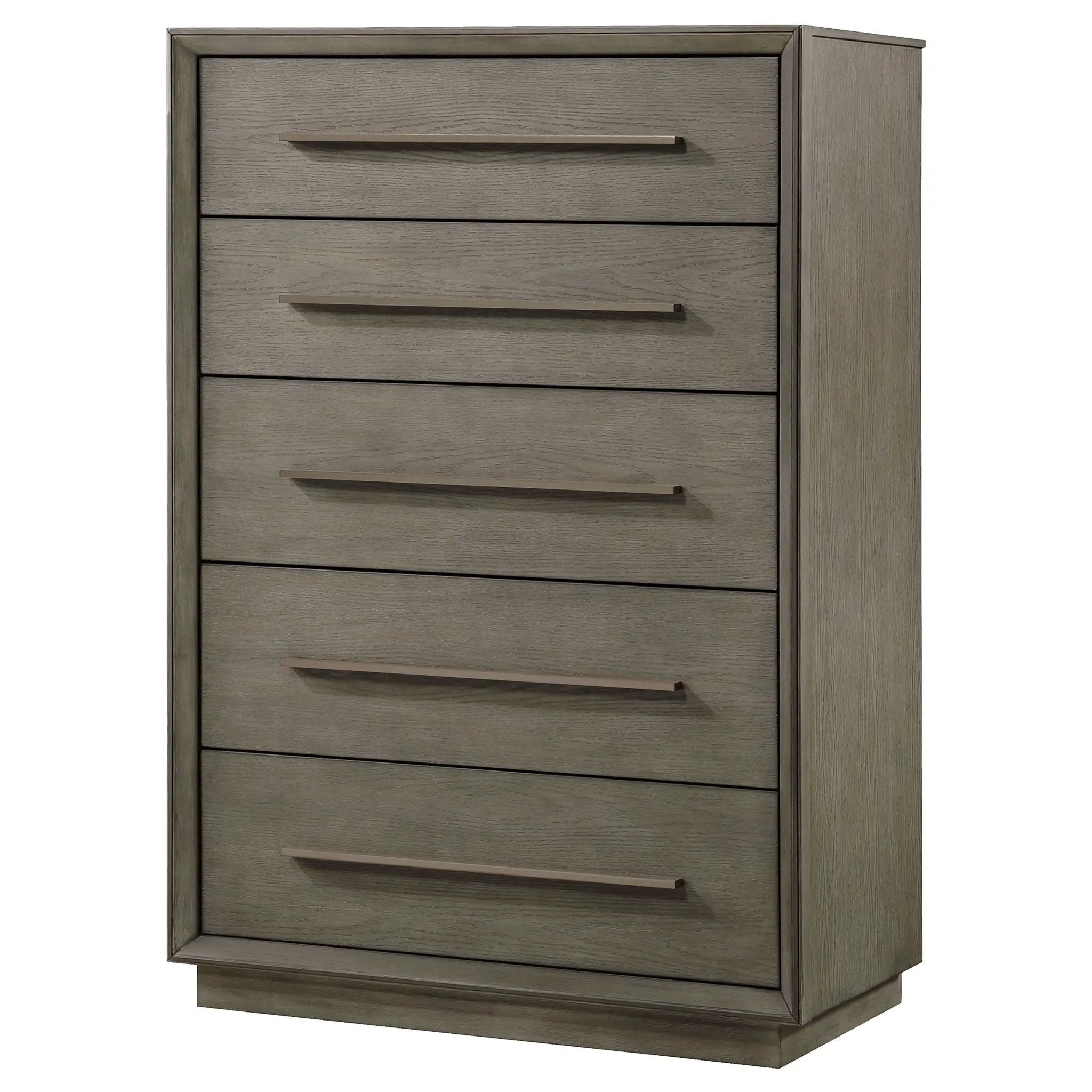 Durango 5-drawer Bedroom Chest Taupe Oak by Unique Piece Furniture