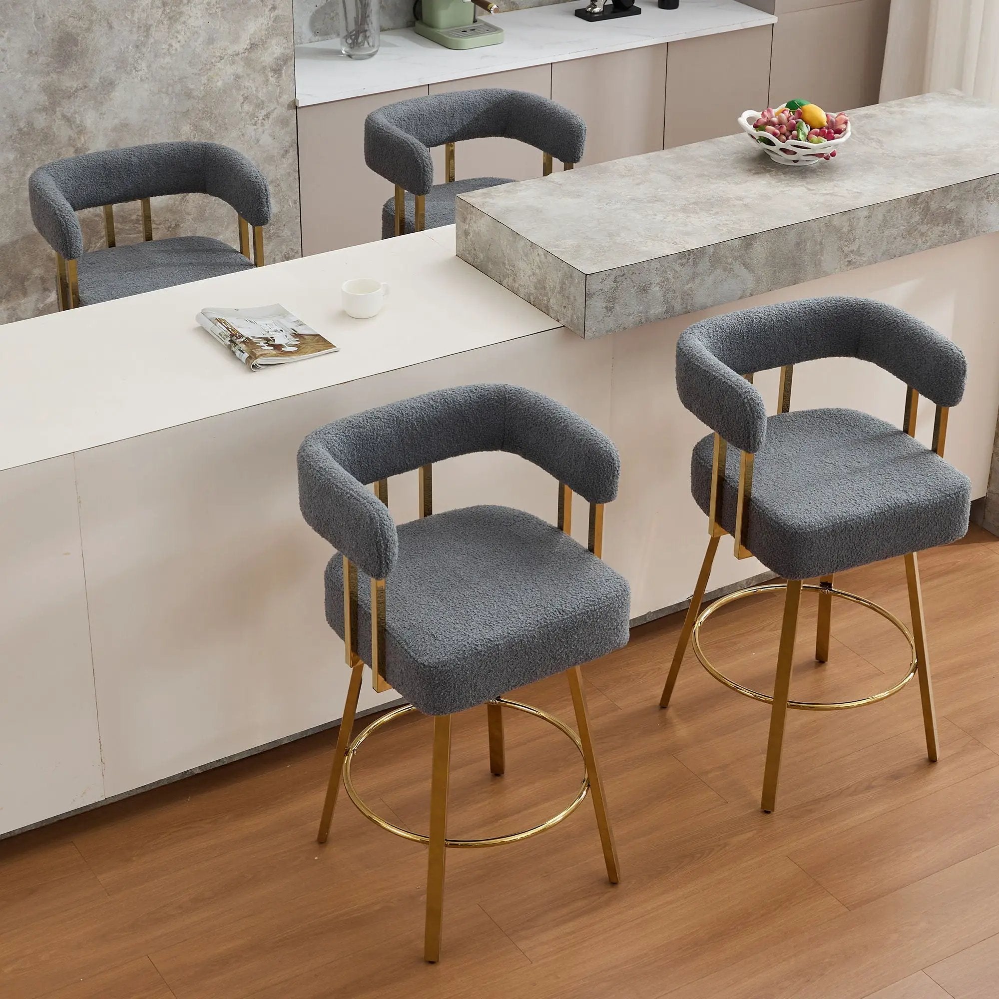 Decorative Upholstered Side Chair For Living Room (Set of 2) by Unique Piece Furniture