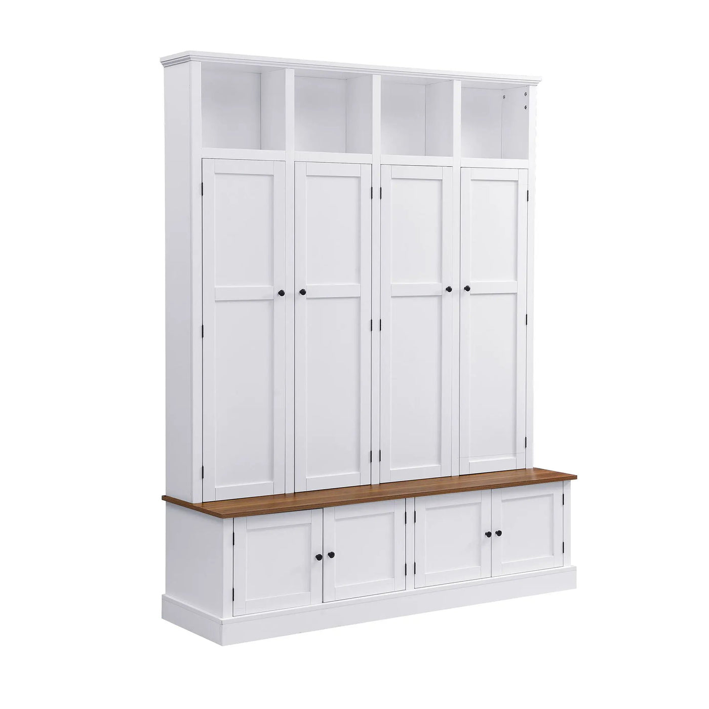 Hall Tree With Bench And Cabinet by Unique Piece Furniture