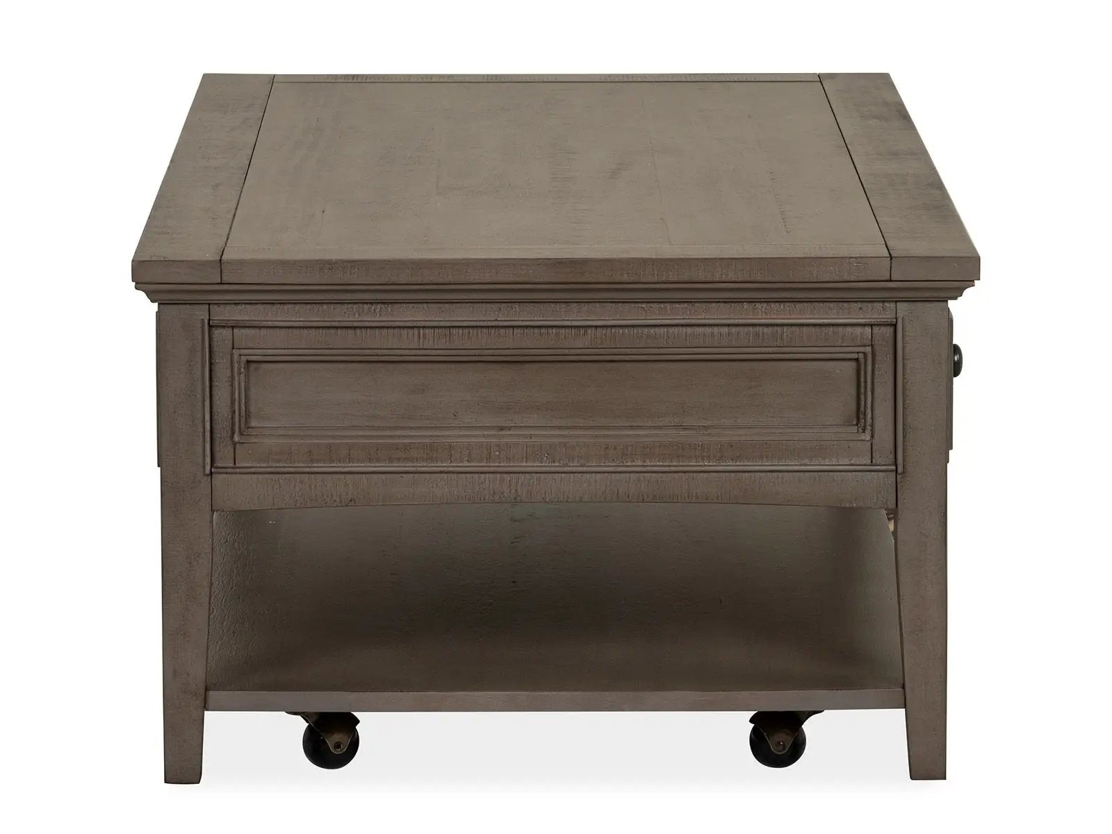 Paxton Place - Rectangular Cocktail Table With Casters - Dovetail Gray by Unique Piece Furniture