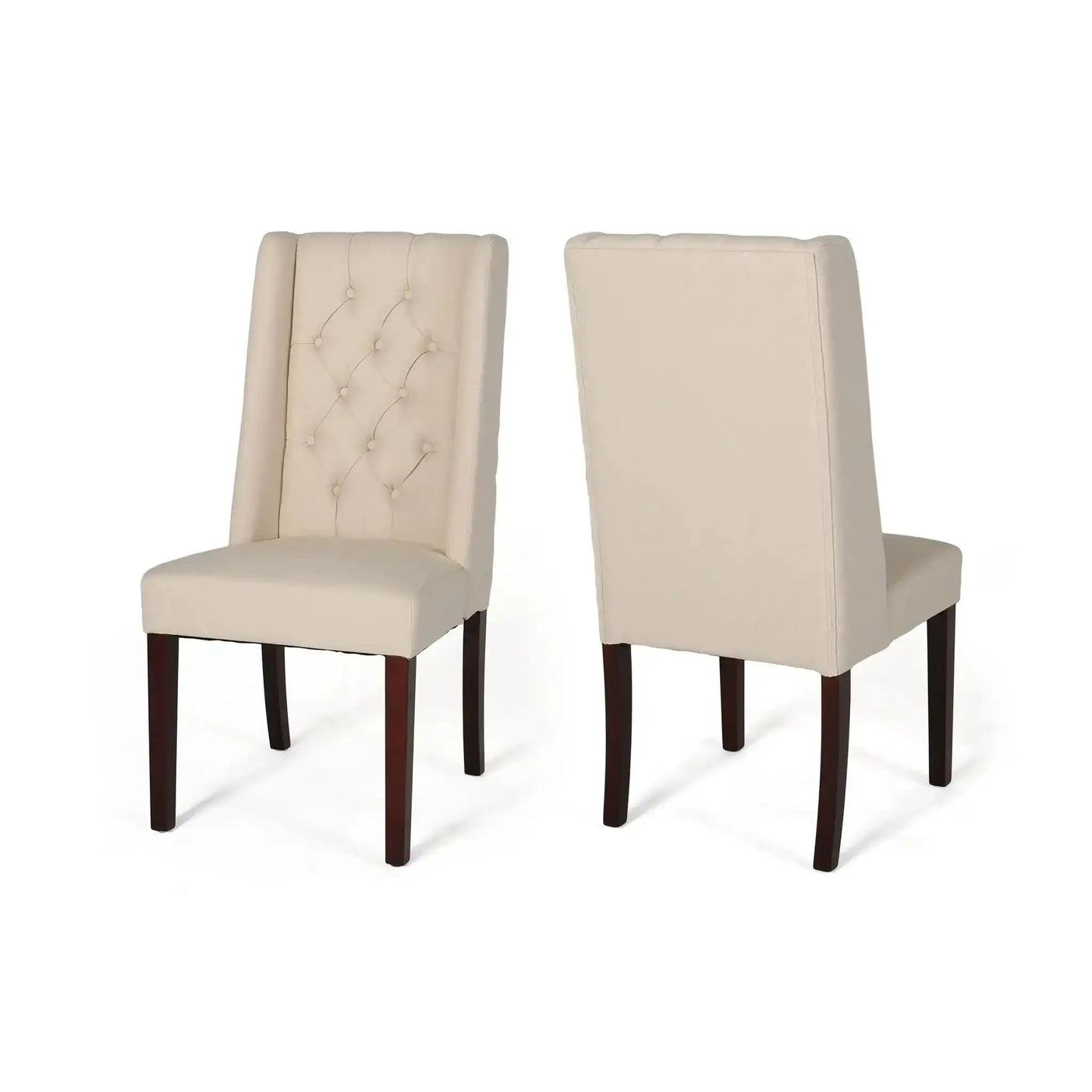 Sophisticated Tufted Dining Chair With High Back Design by HouseOfZazla