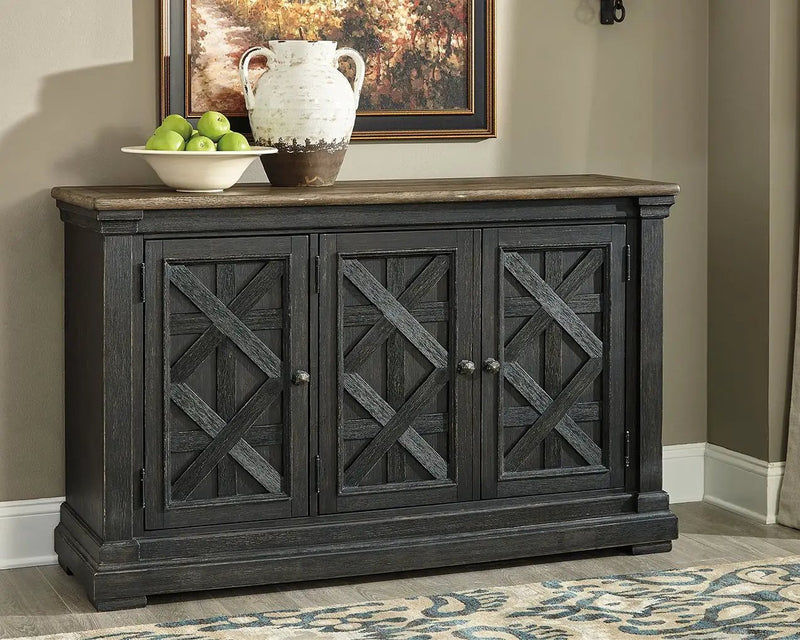 Tyler Creek - Dining Room Server - Black / Gray by Unique Piece Furniture