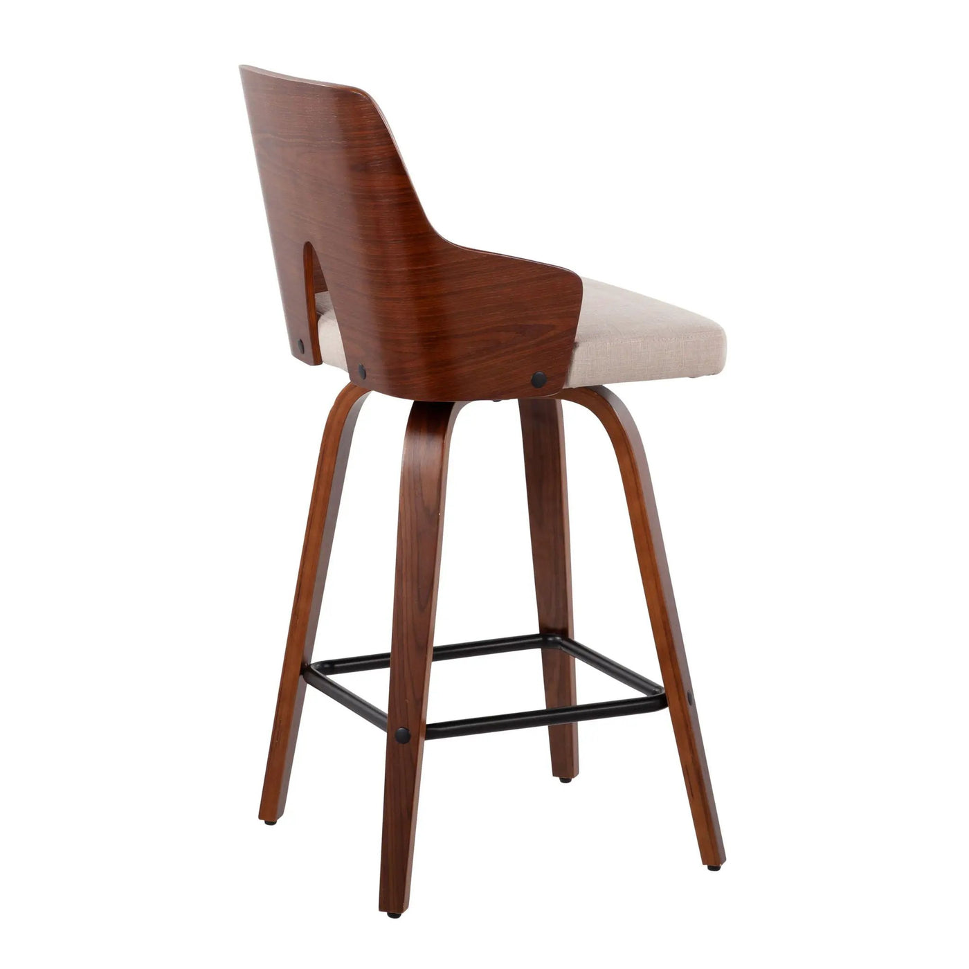 Ariana - Mid Century Modern Counter Stool (Set of 2) by HouseOfZazla