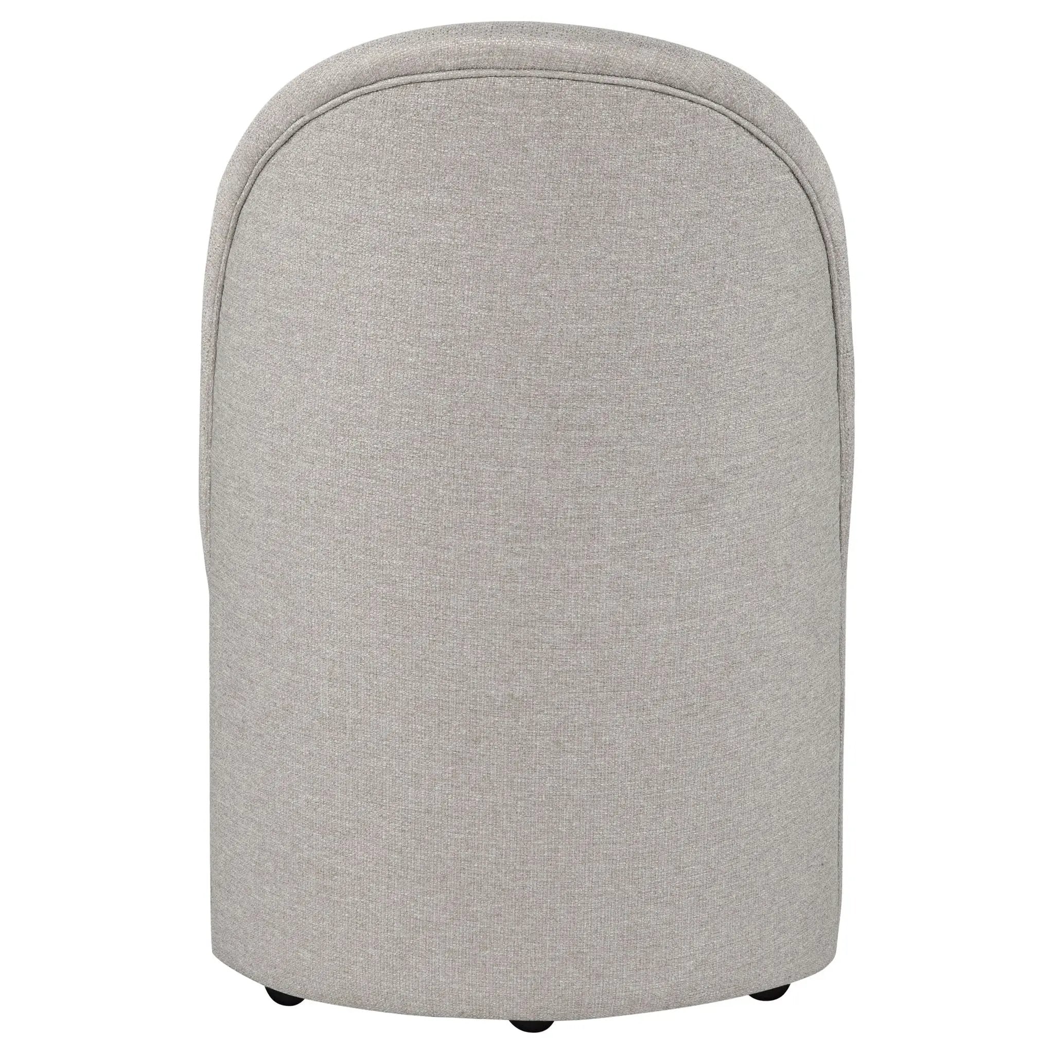 Aubrey Upholstered Barrel Dining Side Chair Beige (Set of 2) by Unique Piece Furniture