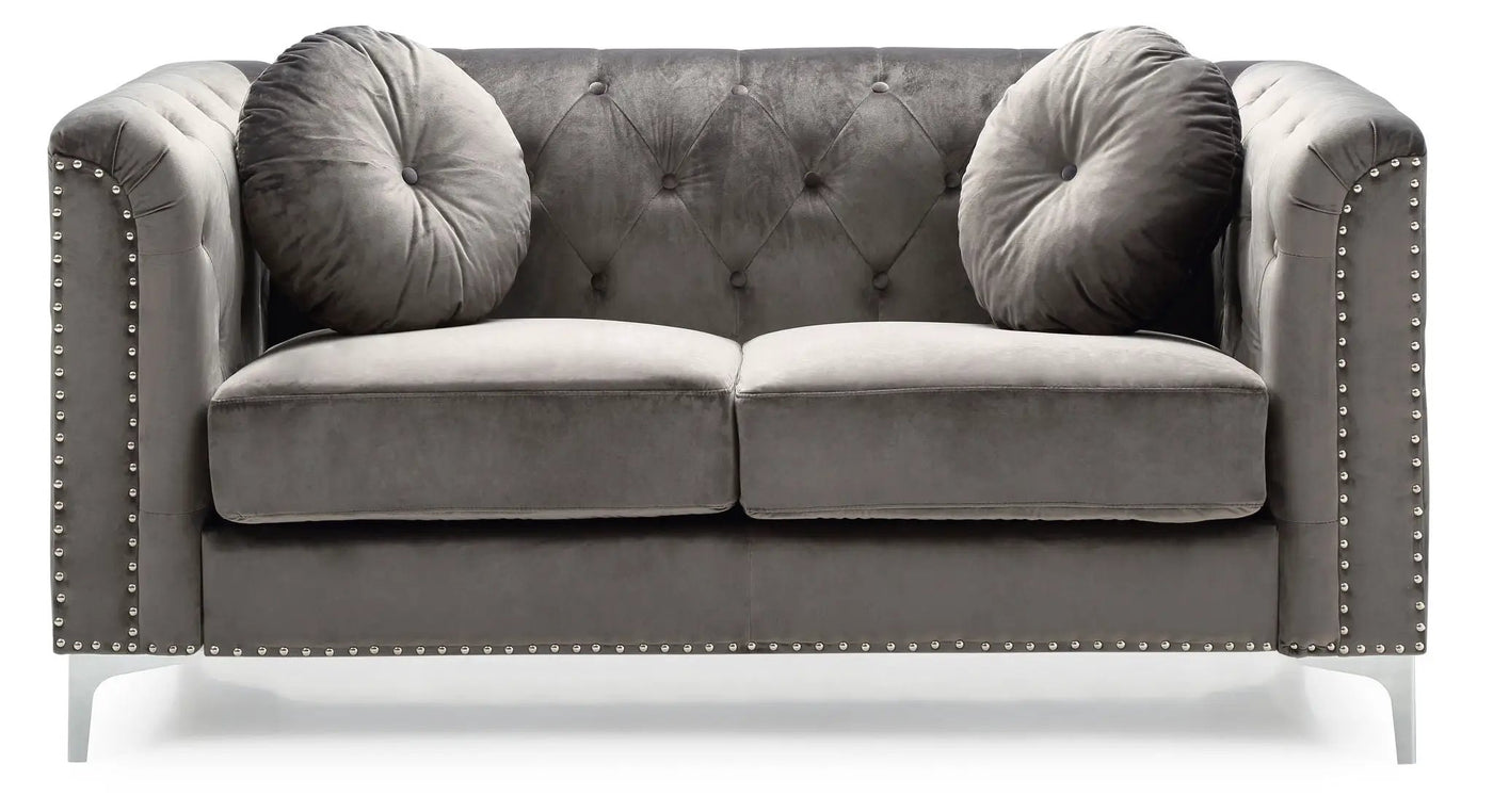 Stylish Sloped Arm Loveseat by HouseOfZazla