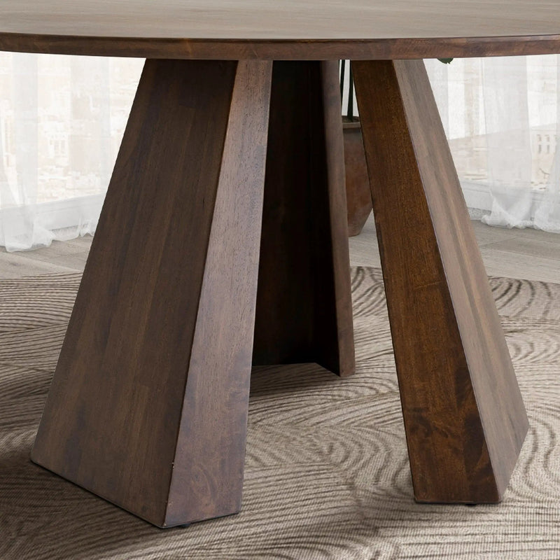 Bolton - Round Dining Table - Walnut by Unique Piece Furniture