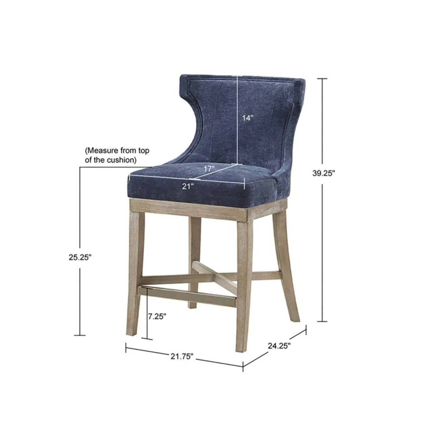 Carson - Counter Stool With Swivel Seat by HouseOfZazla