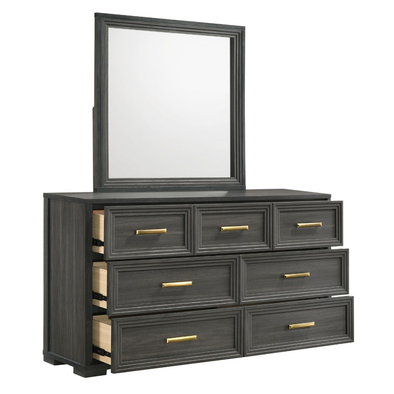 Colorado - Bedroom Set With Upholstered LED Headboard by HouseOfZazla