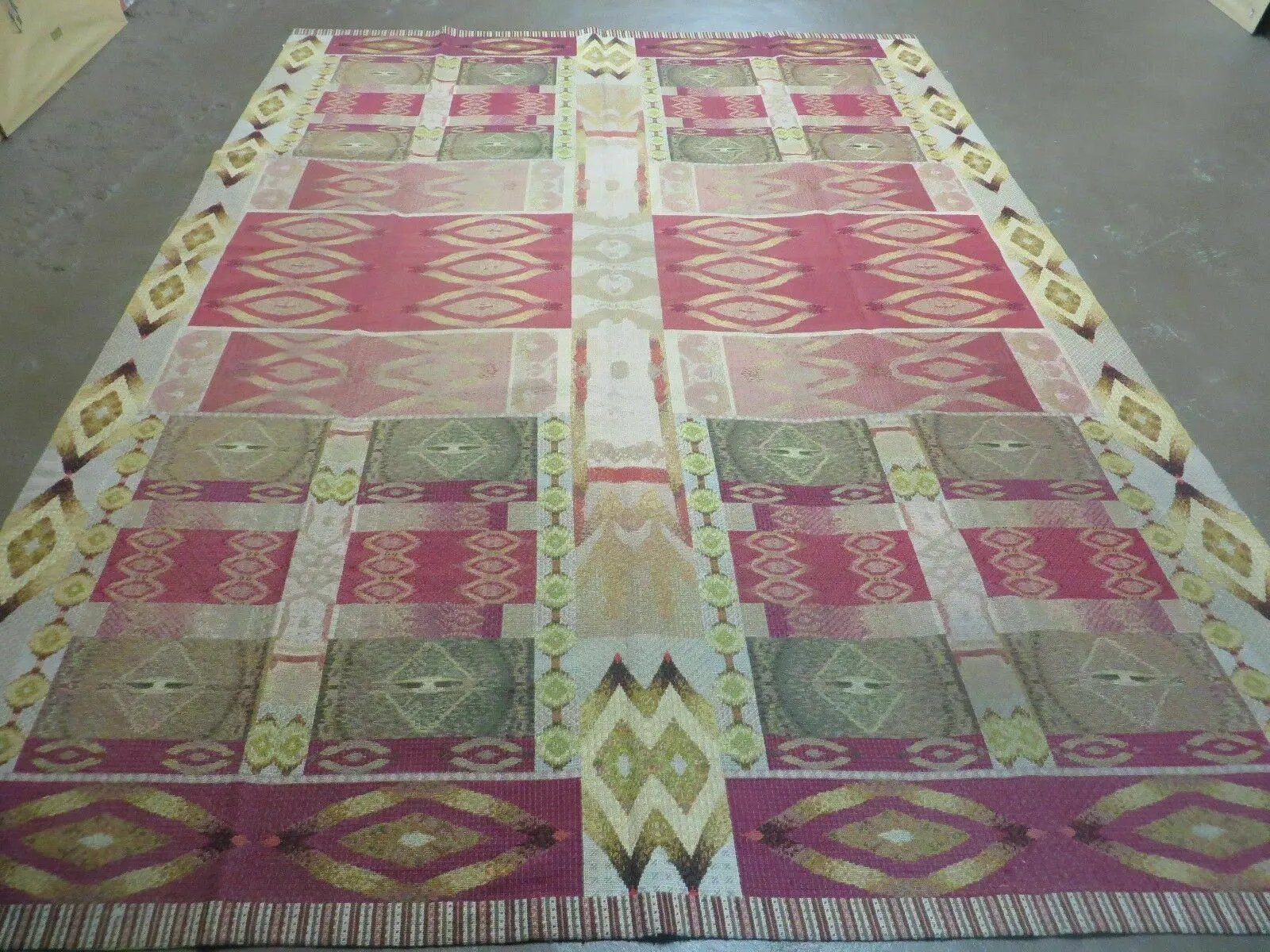 7' X 10' Michaelian & Kohlberg Handmade Aubusson Design Needlepoint Rug Rare by Jewel Rugs