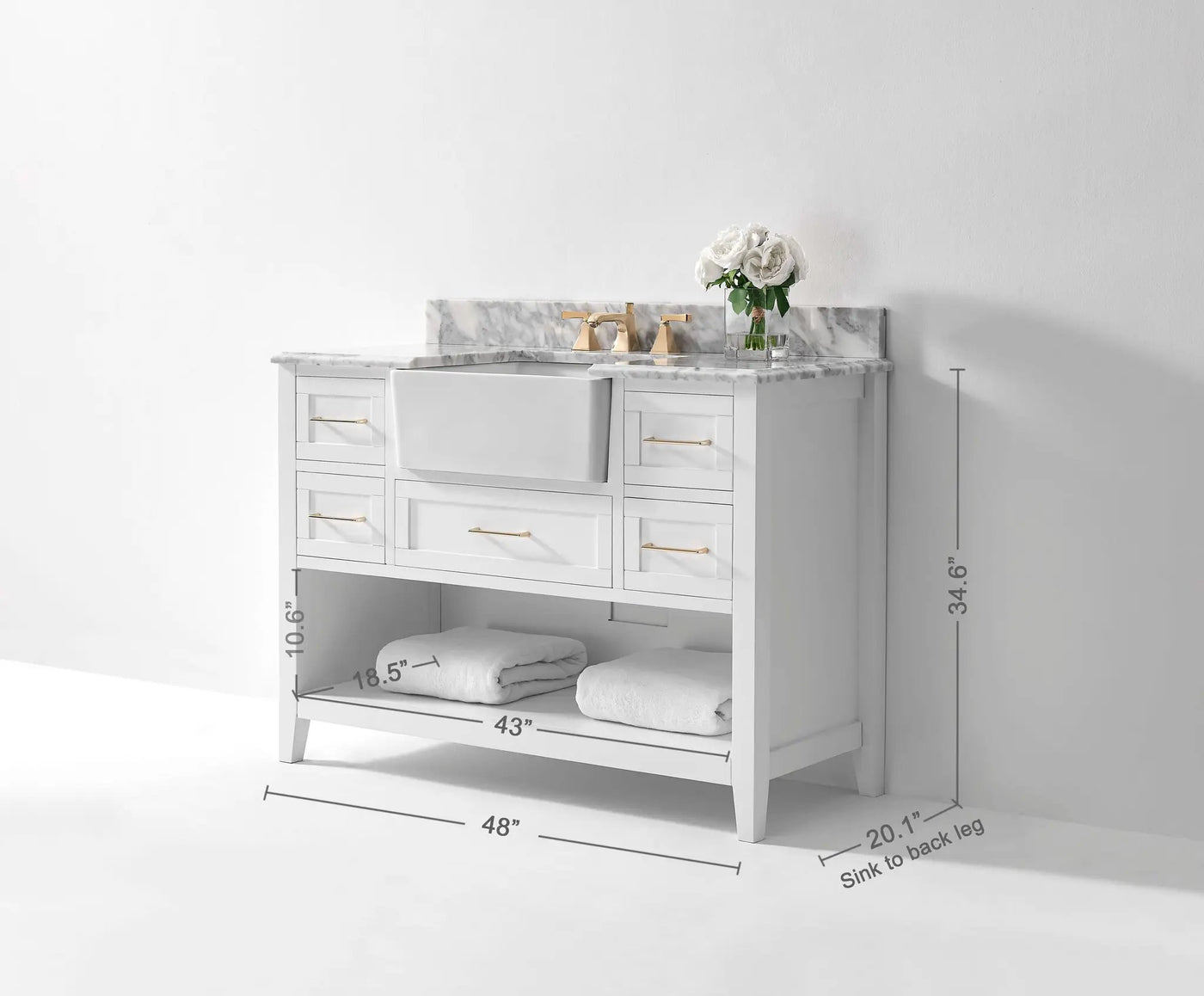 Hayley 48" Bath Vanity Set by Ancerre Designs
