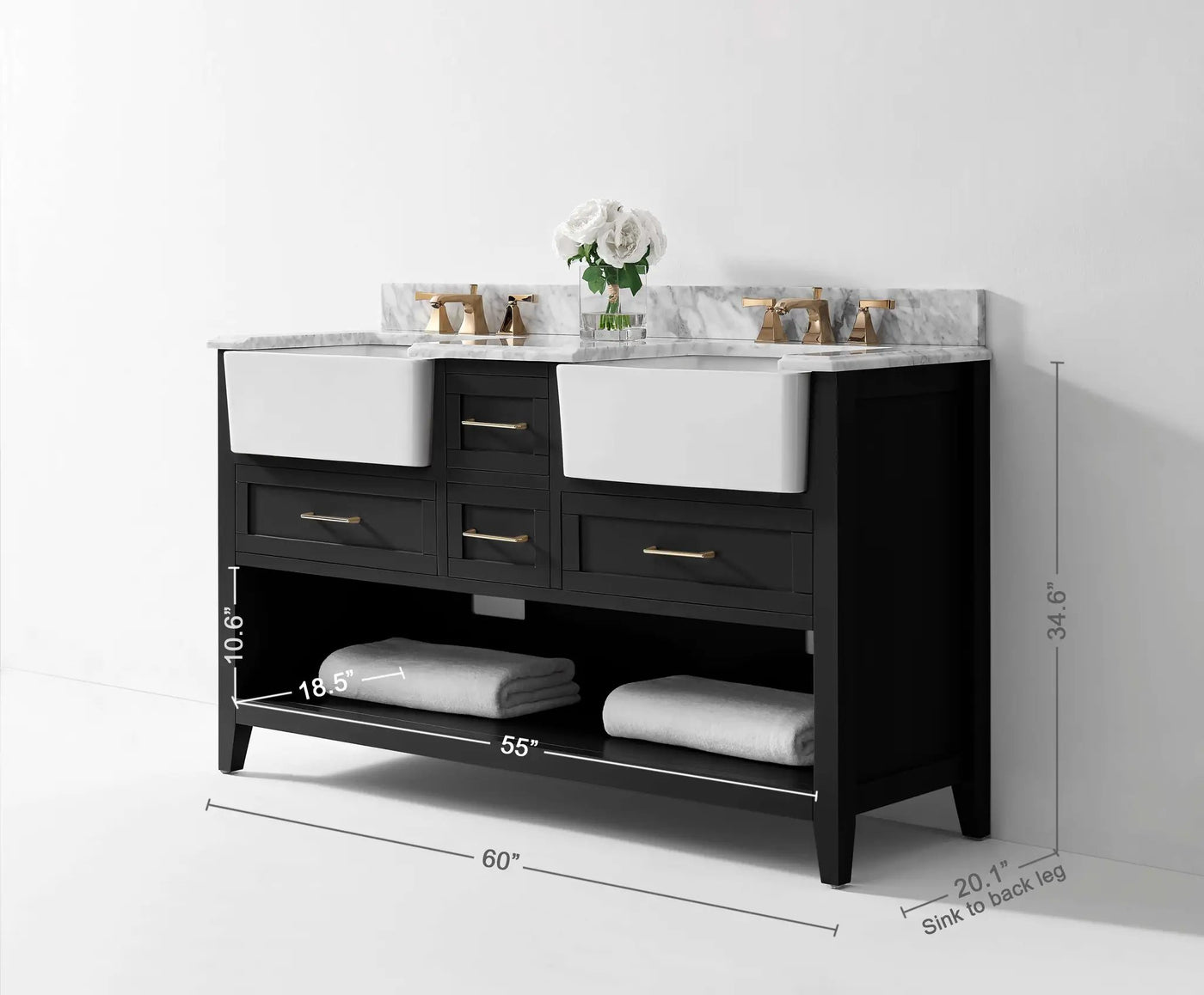 Hayley 60" Bath Vanity Set by Ancerre Designs